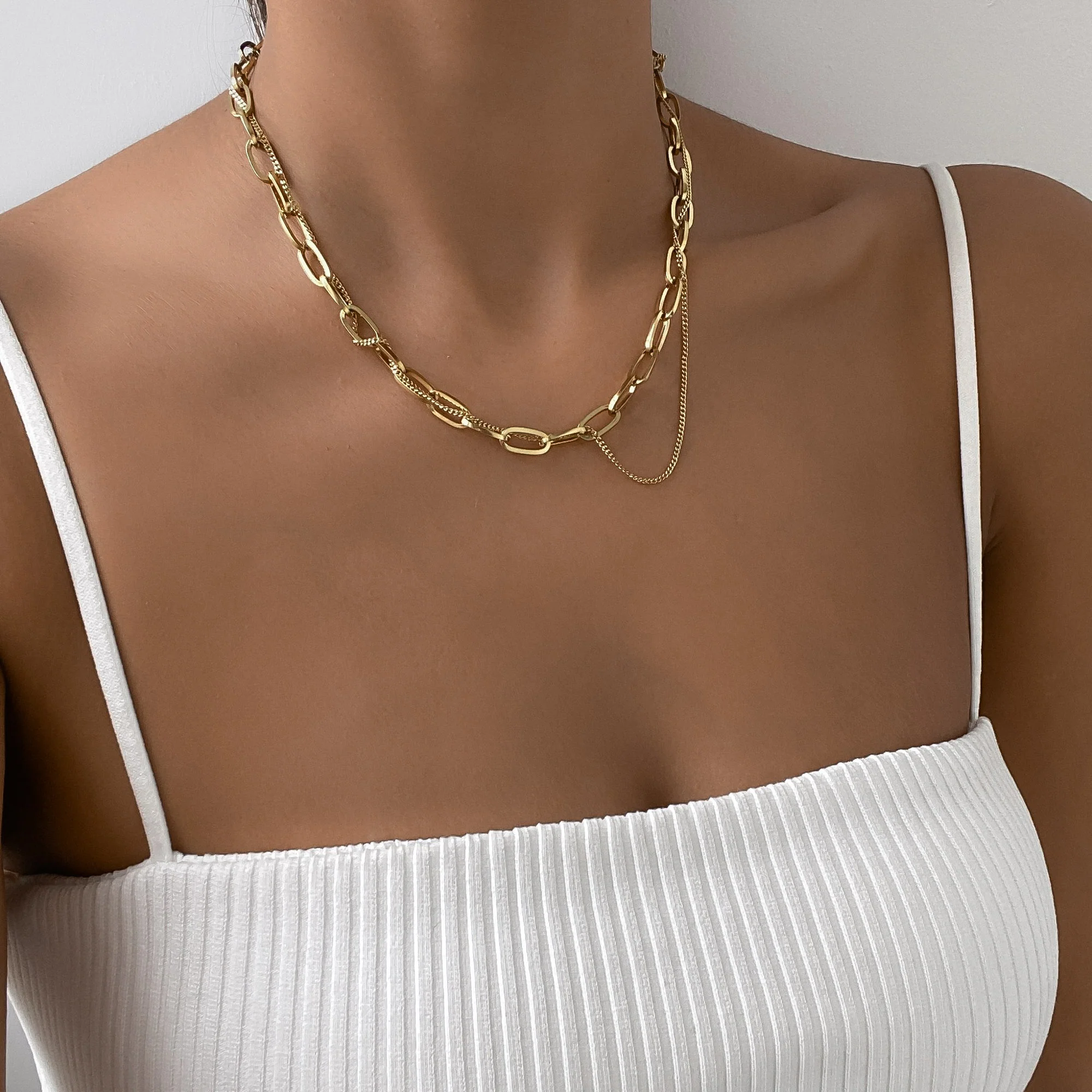 Dana Double Layered Necklace - Image 2