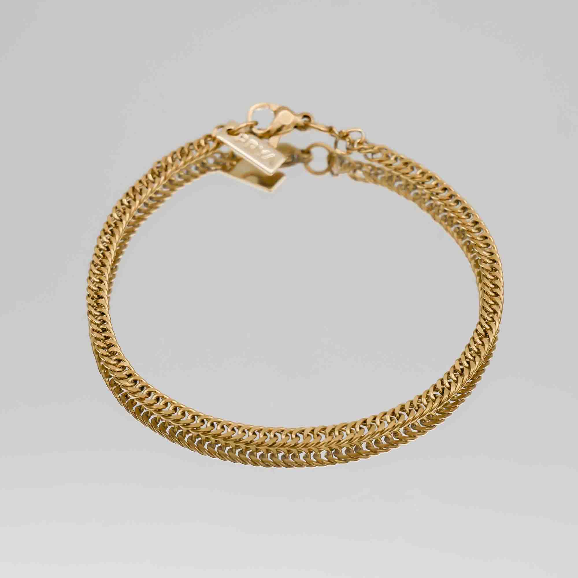 Double Link Curb Chain Bracelet - Image 13