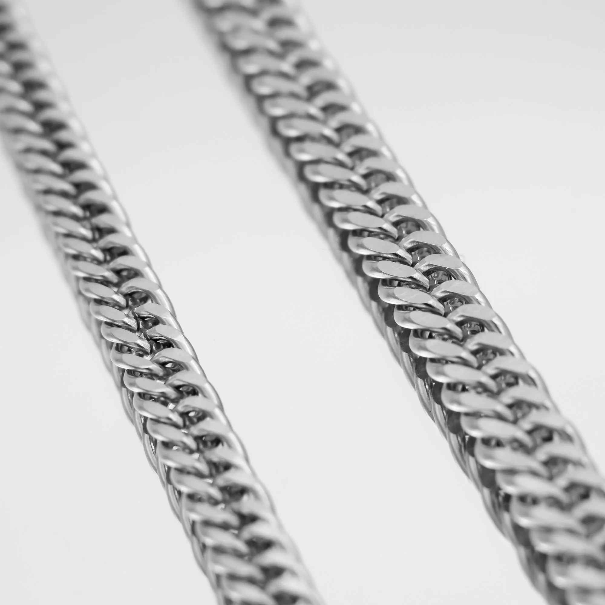 Double Link Curb Chain | Silver - Image 10