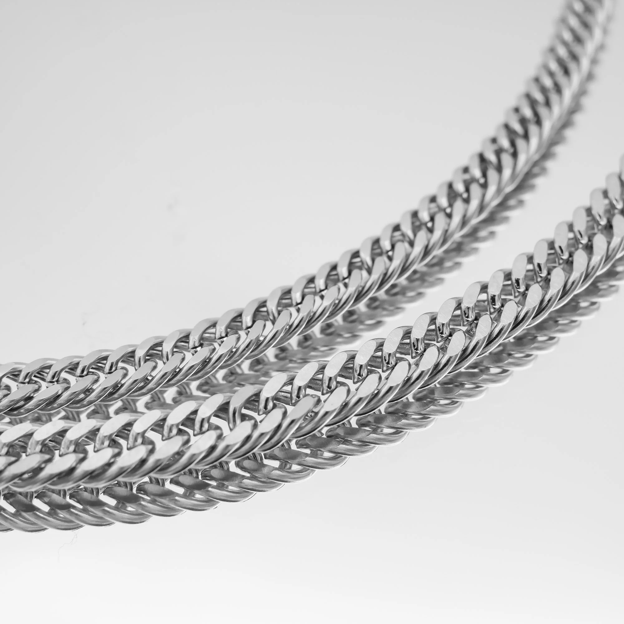 Double Link Curb Chain | Silver - Image 5