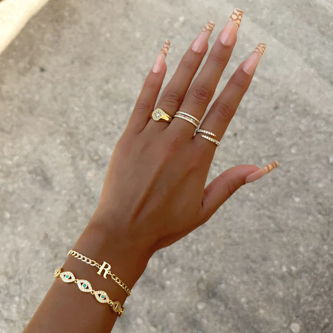Dubai Initial Bracelet - Image 2