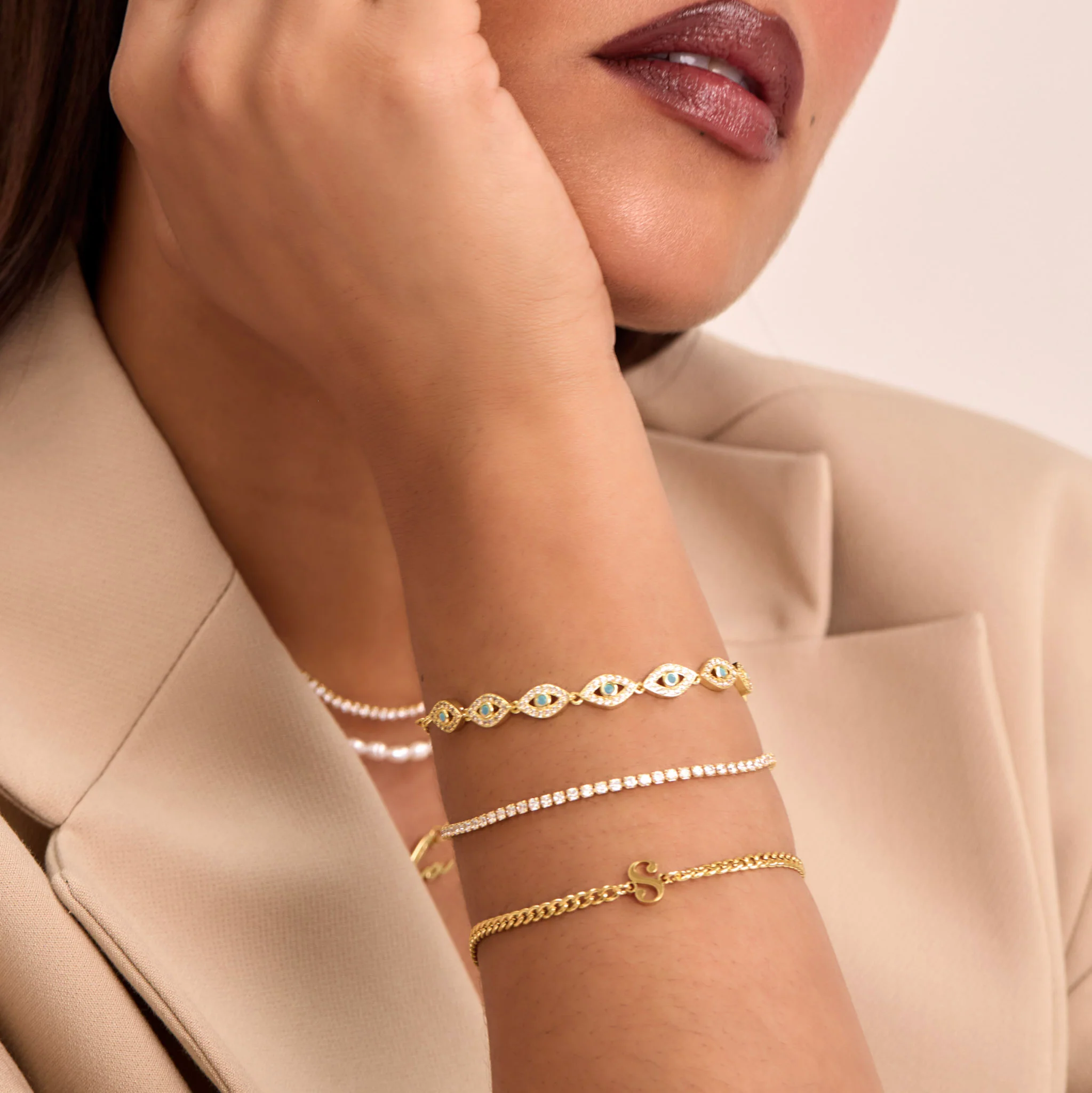 Dubai Initial Bracelet - Image 6