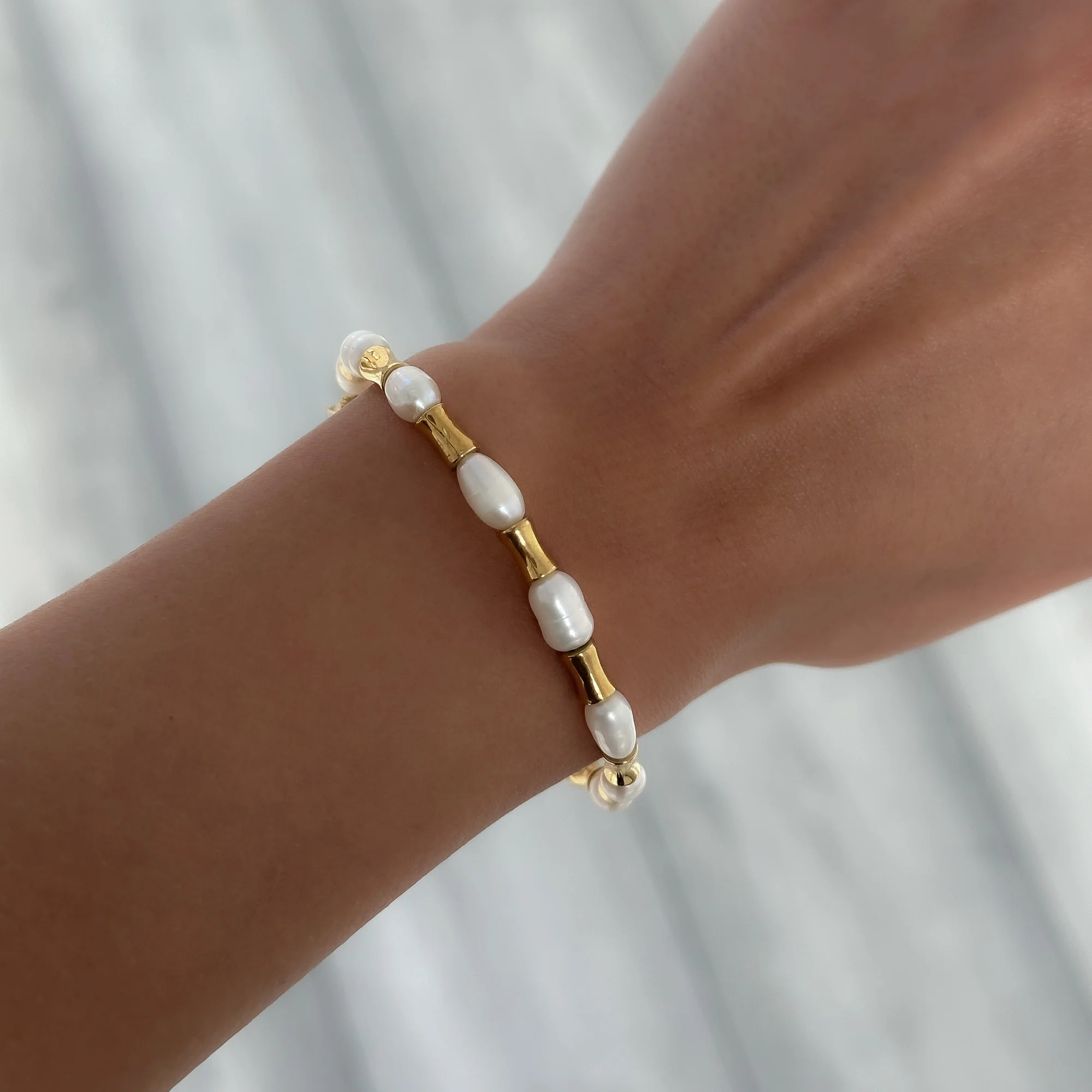 Eden Pearl Bead Bracelet - Image 2