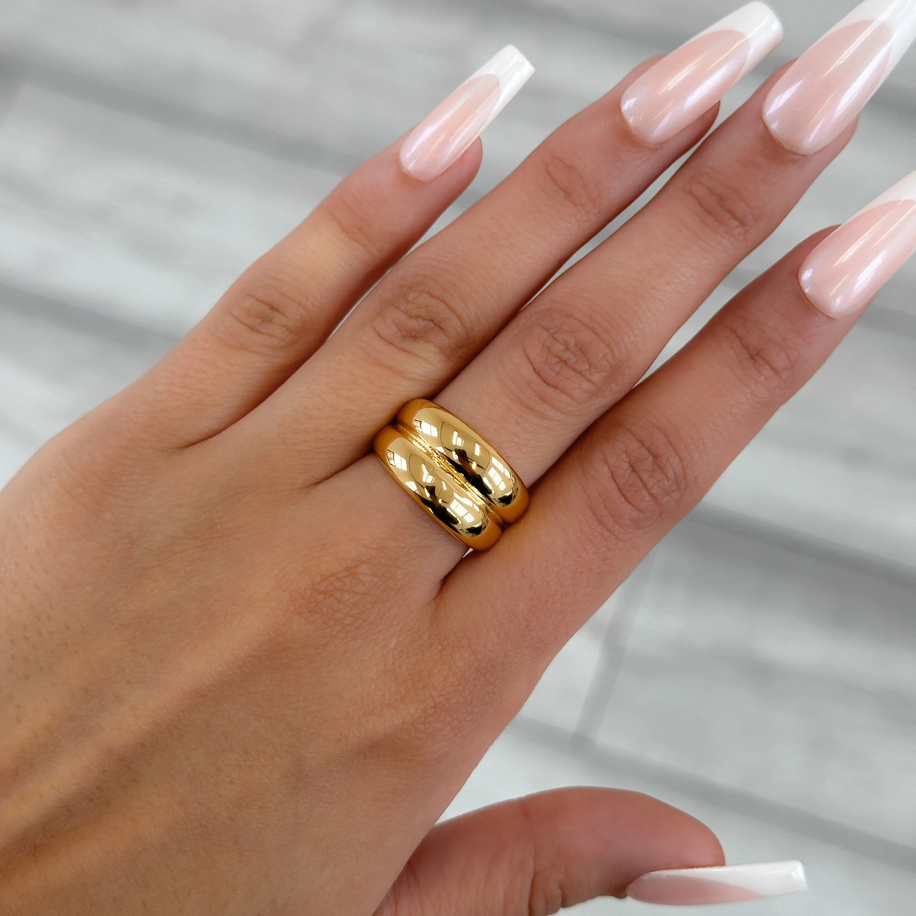 Eliana Double Band Ring - Image 8