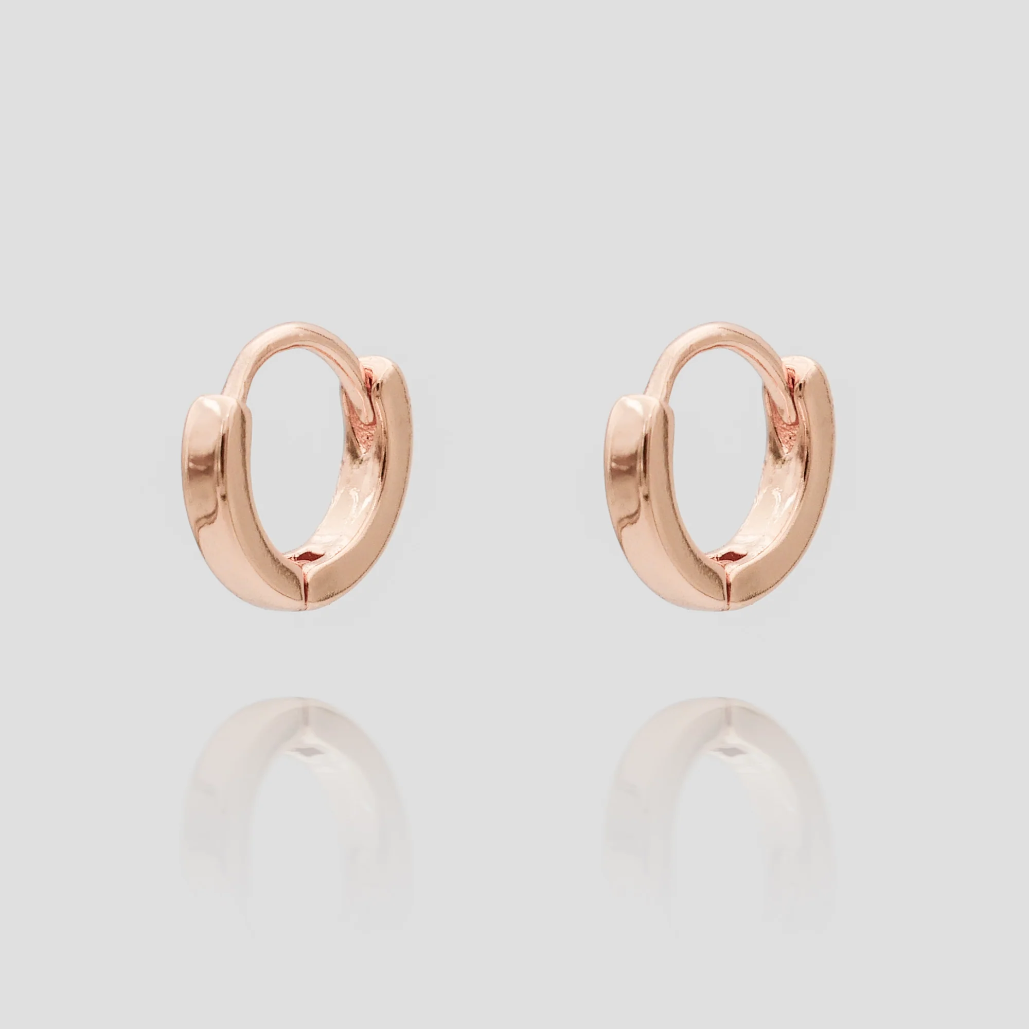 Elle Rose Gold Filled Huggie Earrings