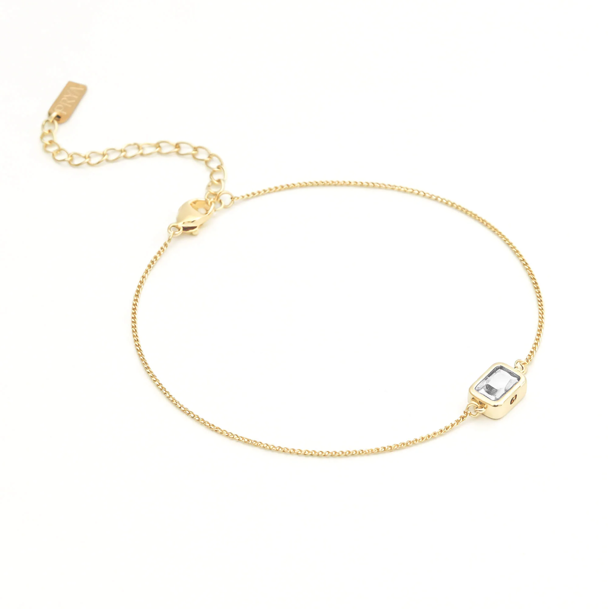 Emerald Cut Birthstone Bracelet - Image 12
