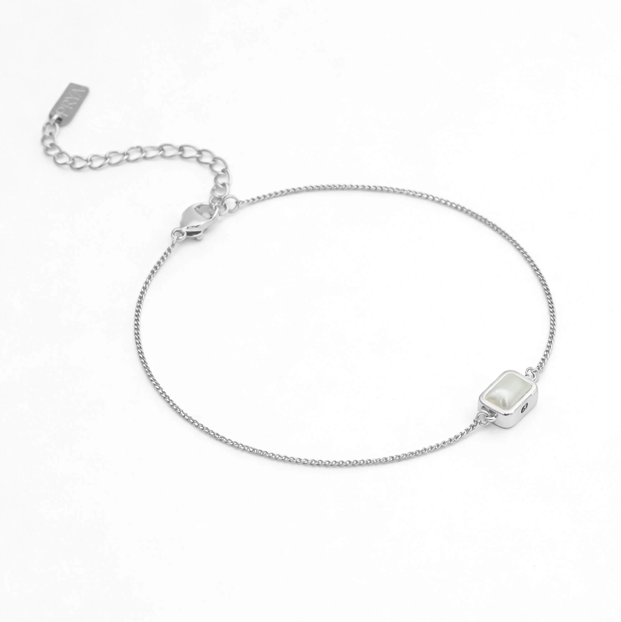Emerald Cut Birthstone Bracelet - Image 13