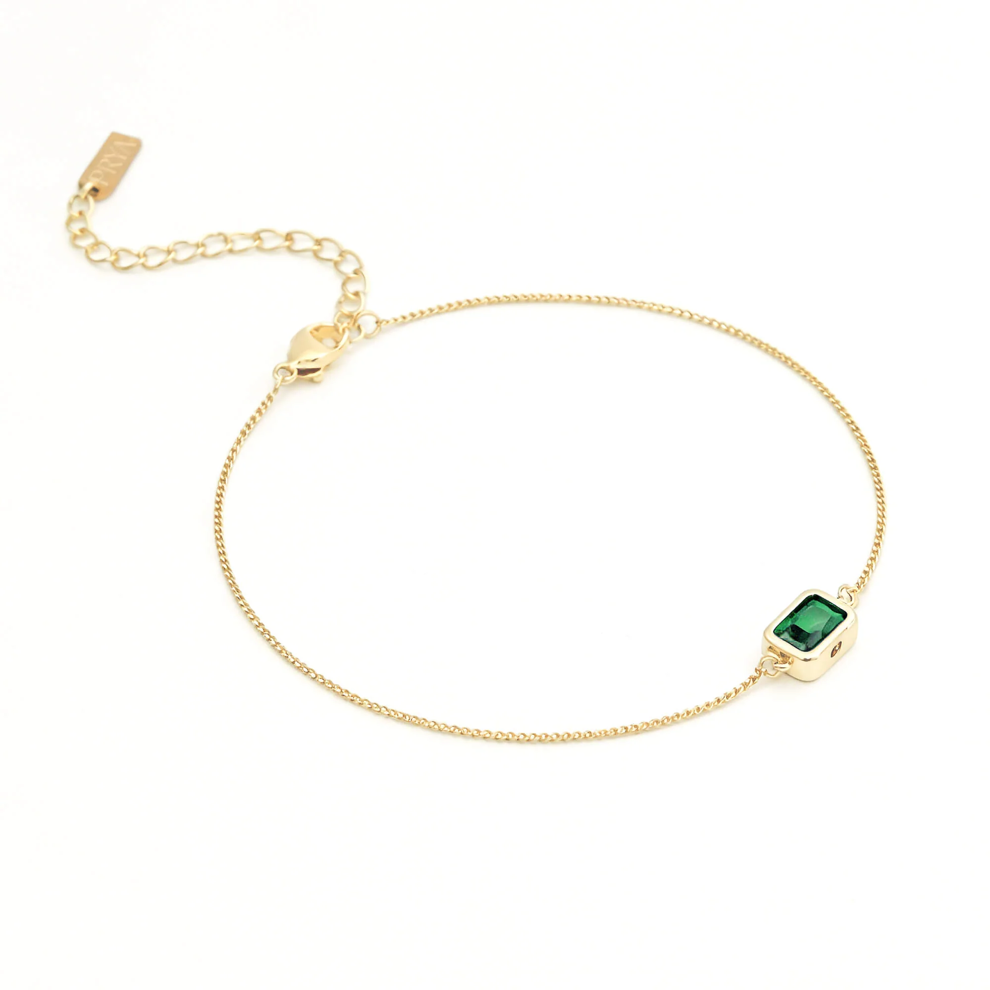 Emerald Cut Birthstone Bracelet - Image 14