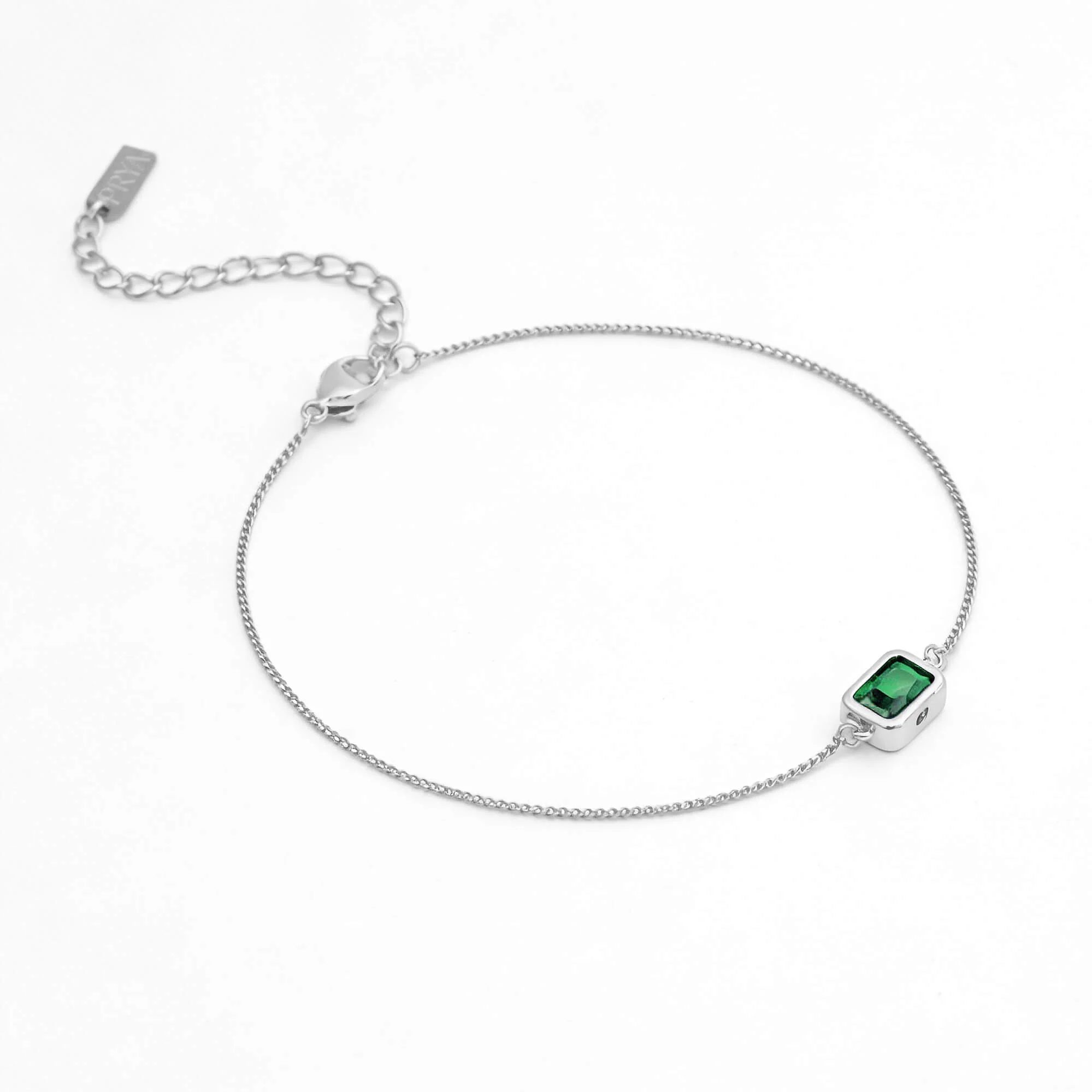 Emerald Cut Birthstone Bracelet - Image 15