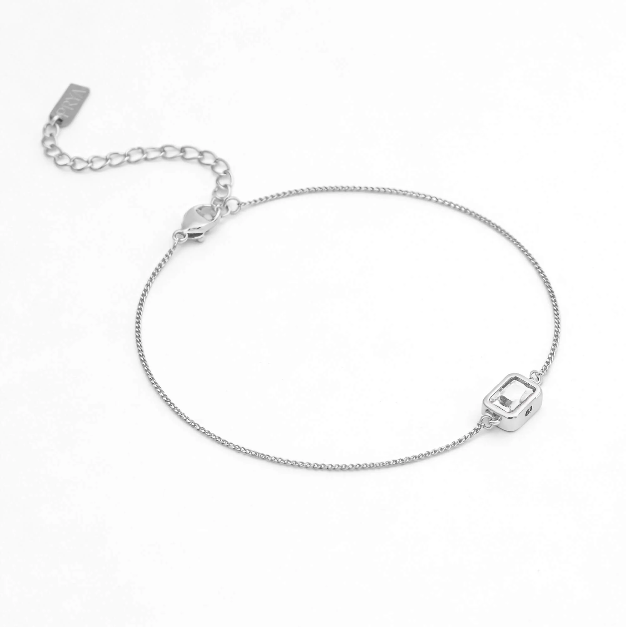 Emerald Cut Birthstone Bracelet - Image 16