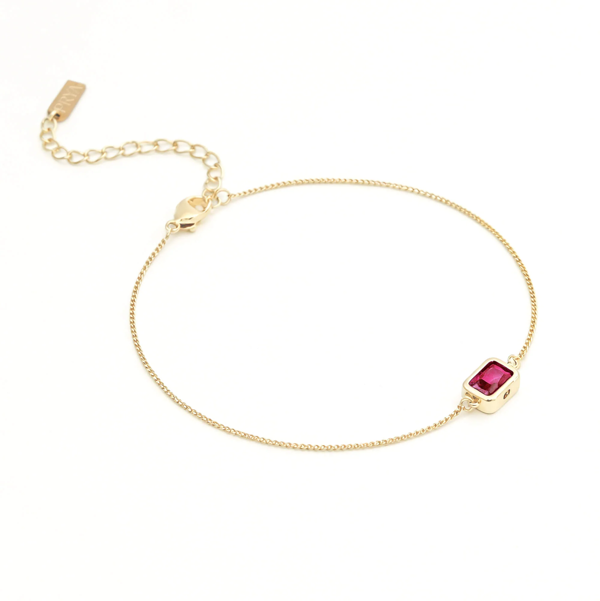 Emerald Cut Birthstone Bracelet - Image 18