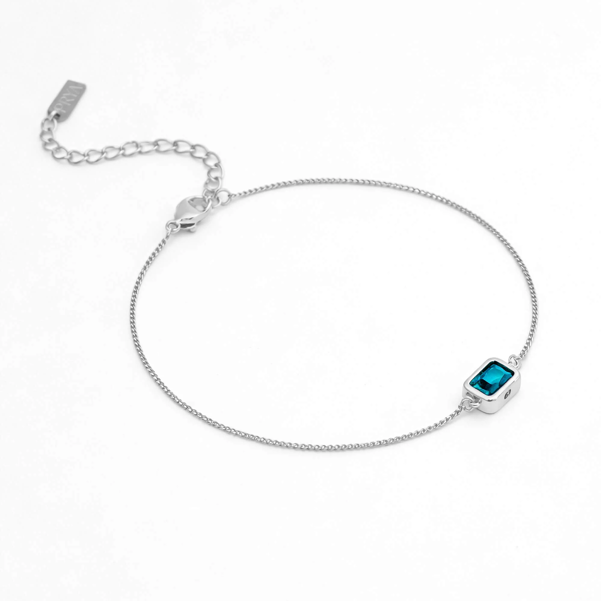Emerald Cut Birthstone Bracelet - Image 23