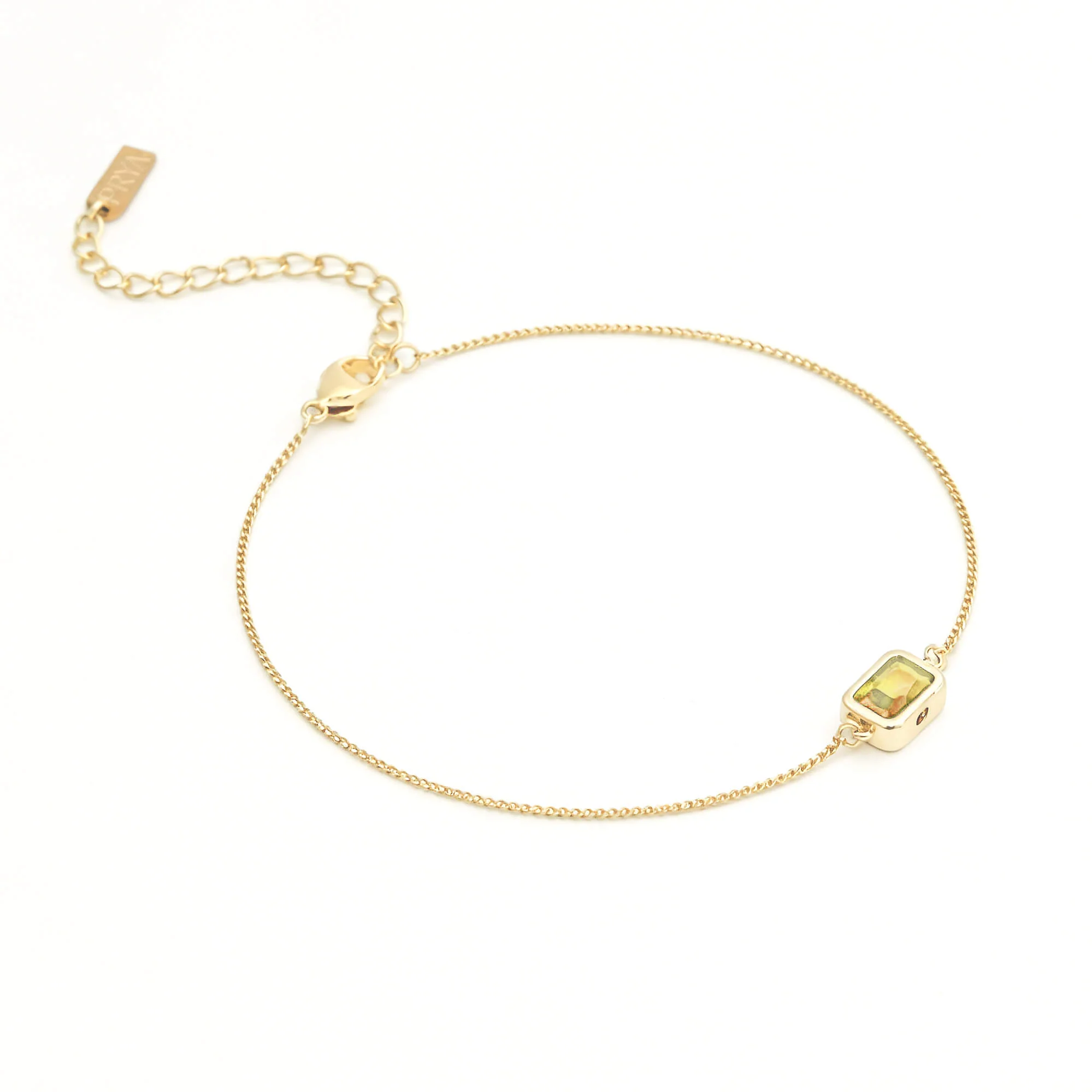 Emerald Cut Birthstone Bracelet - Image 26