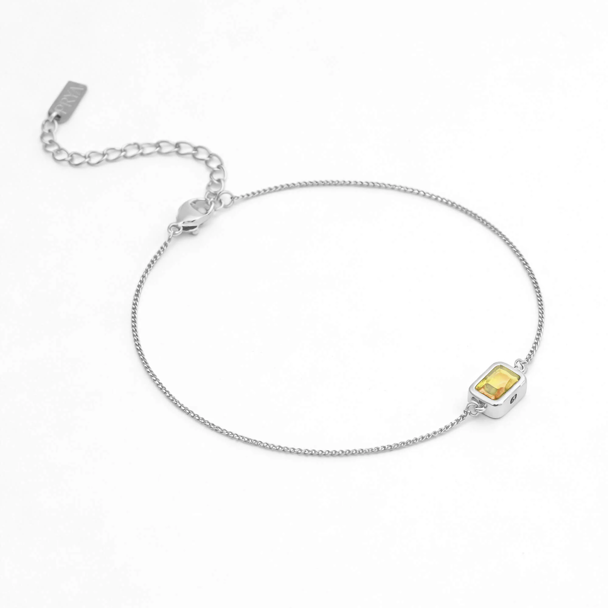 Emerald Cut Birthstone Bracelet - Image 27