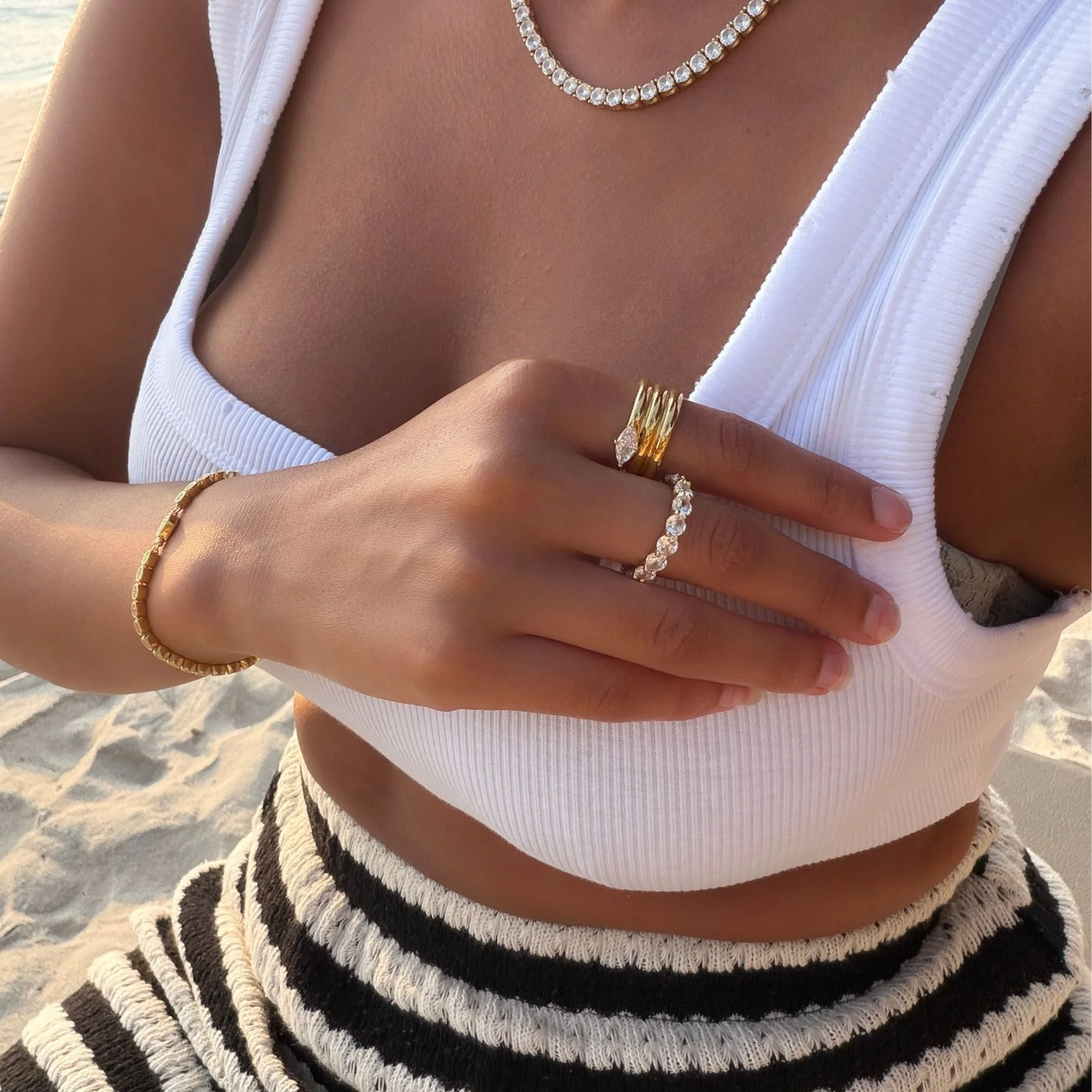 Macie Pave CZ Ring - Image 3