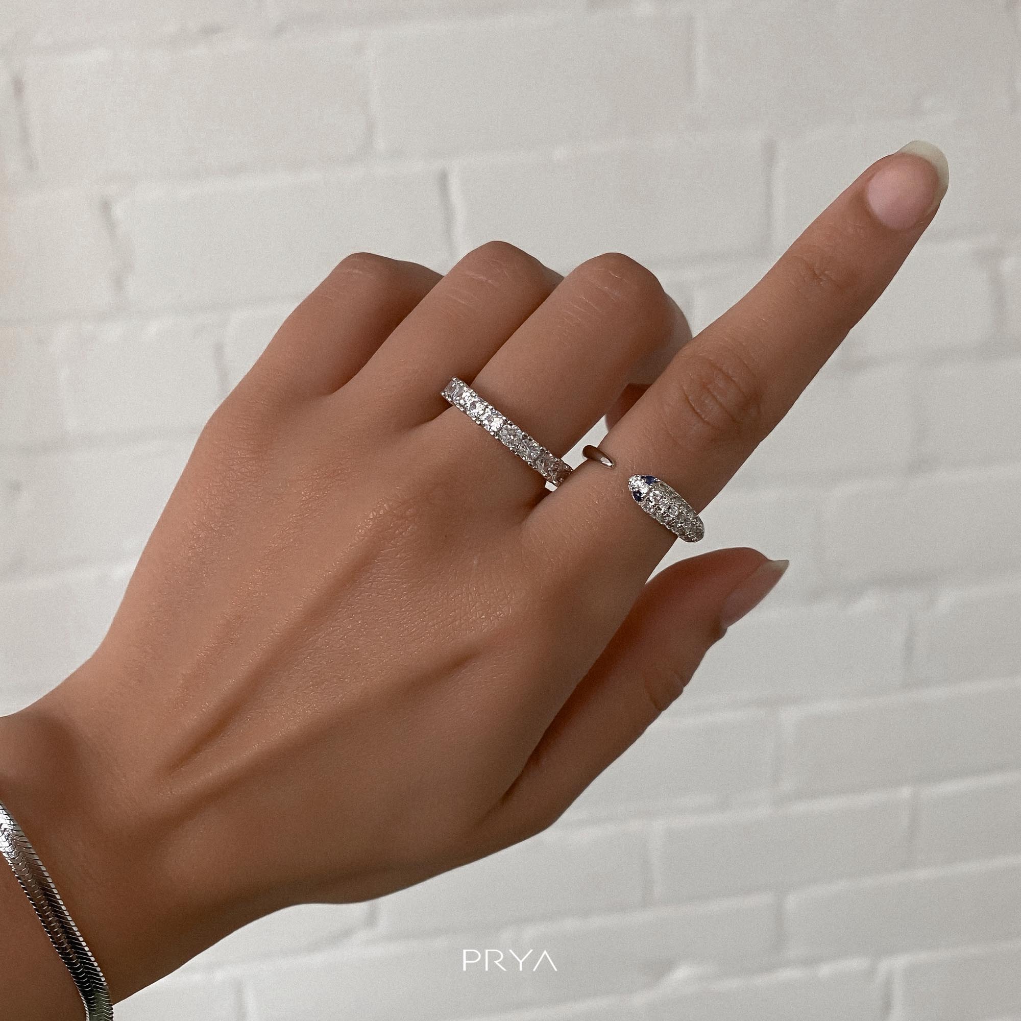 Emmy Adjustable Snake Ring - Image 6