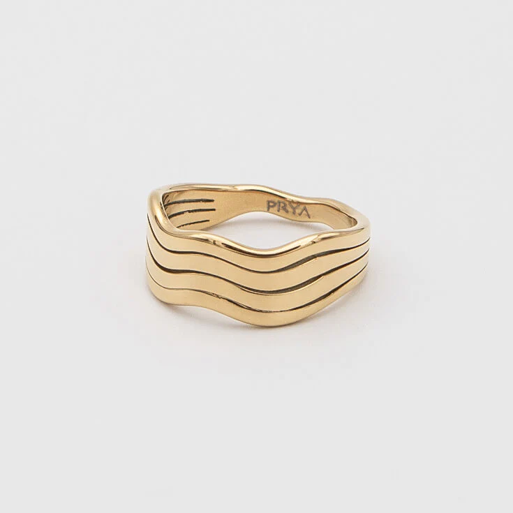 Esme Triple Wave Ring - Image 9