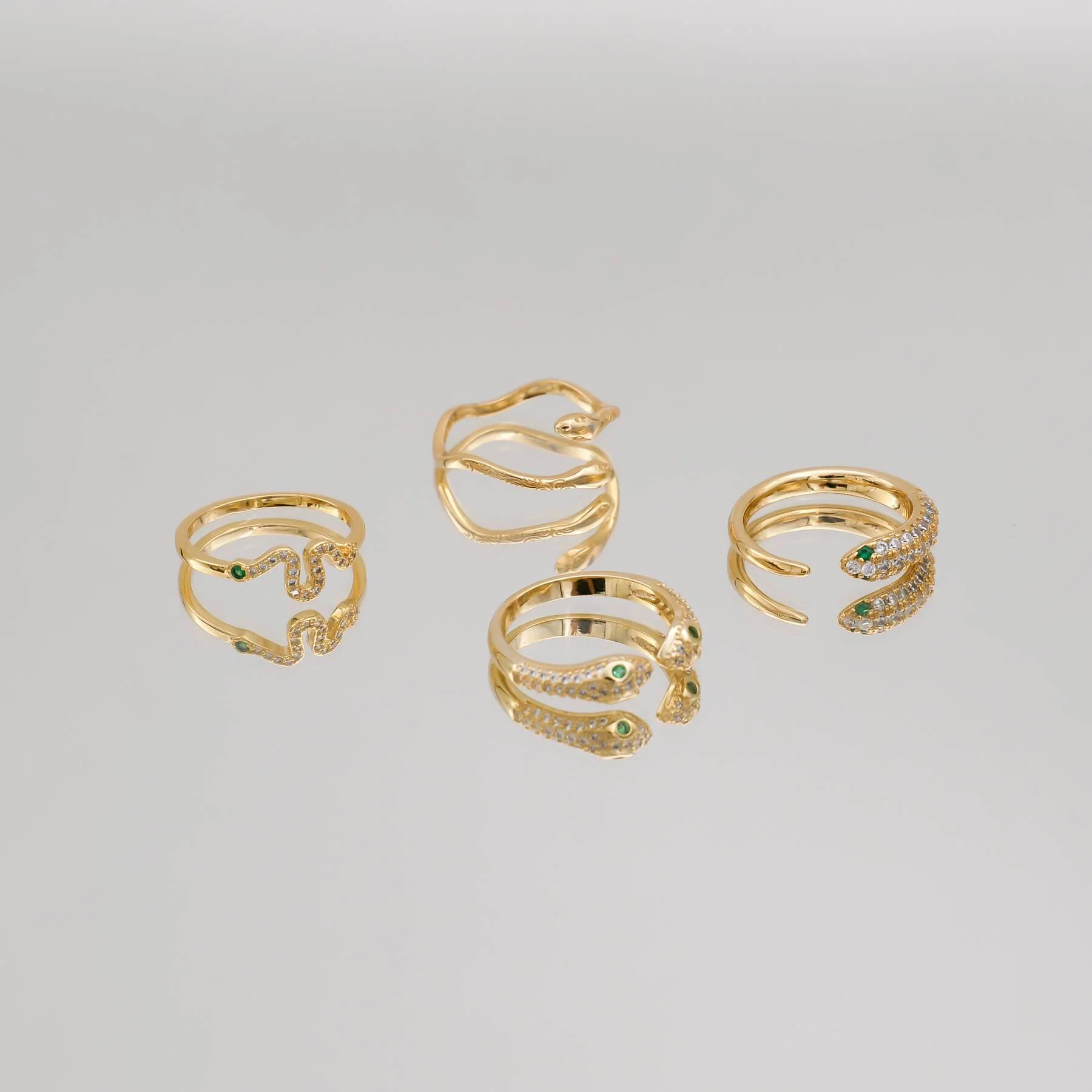 Eve Adjustable Snake Ring - Image 13