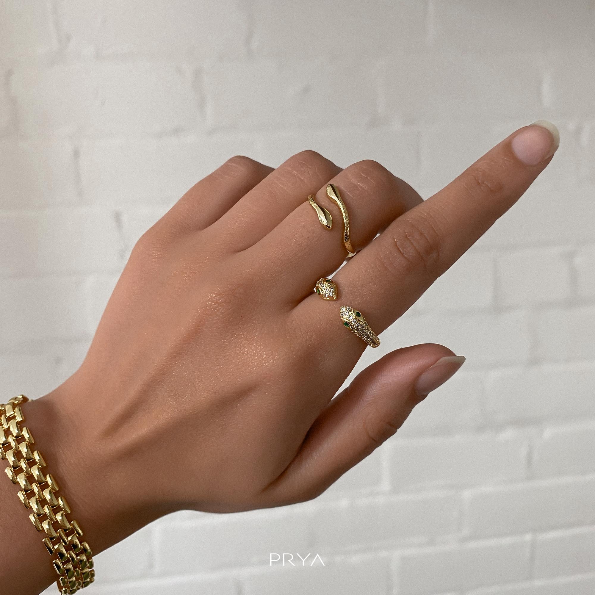 Eve Adjustable Snake Ring - Image 8