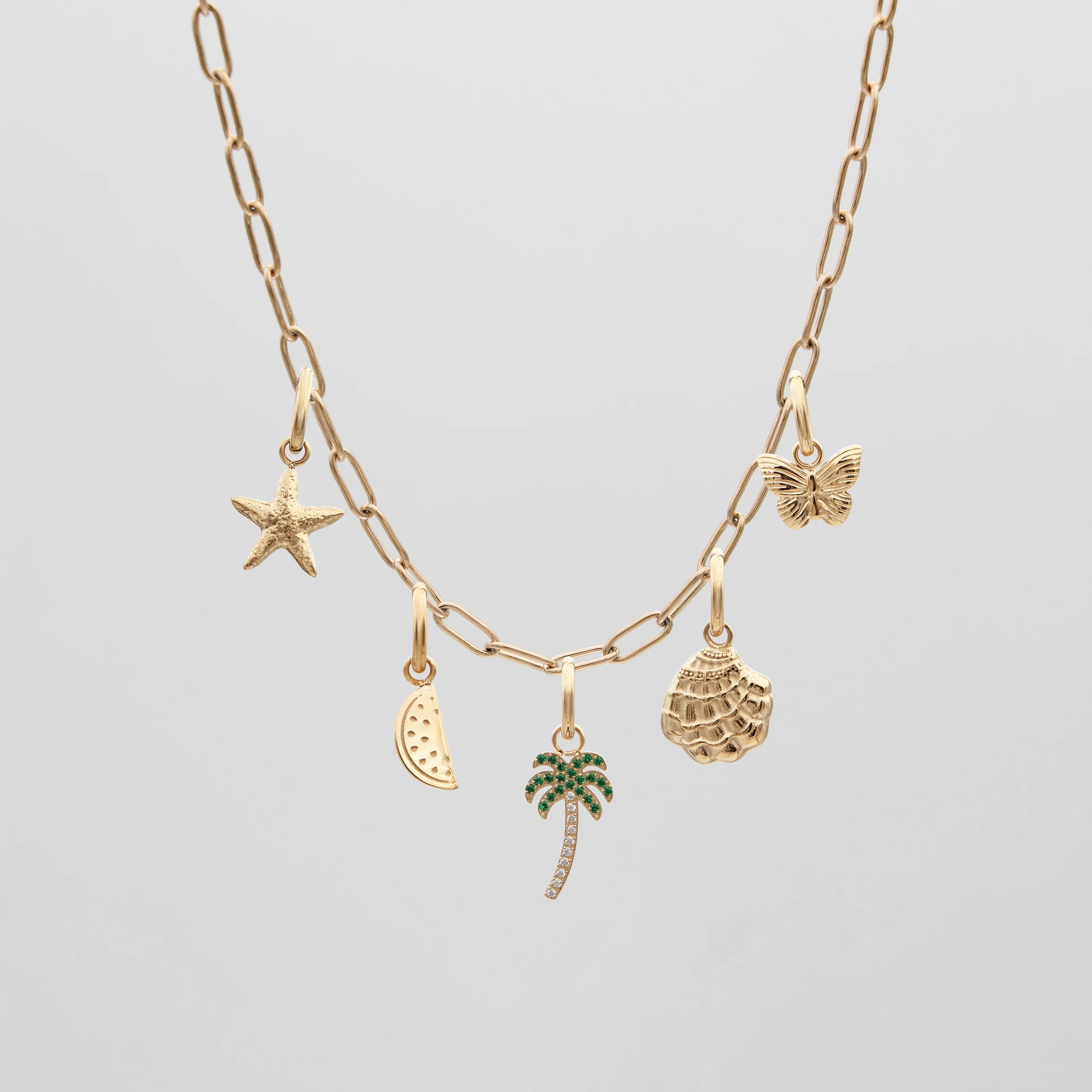Personalised Initial Charm Necklace