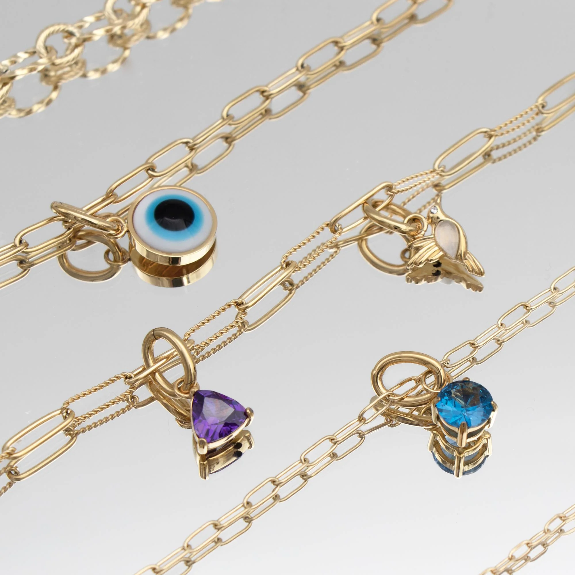 Personalised Initial Charm Necklace - Image 4