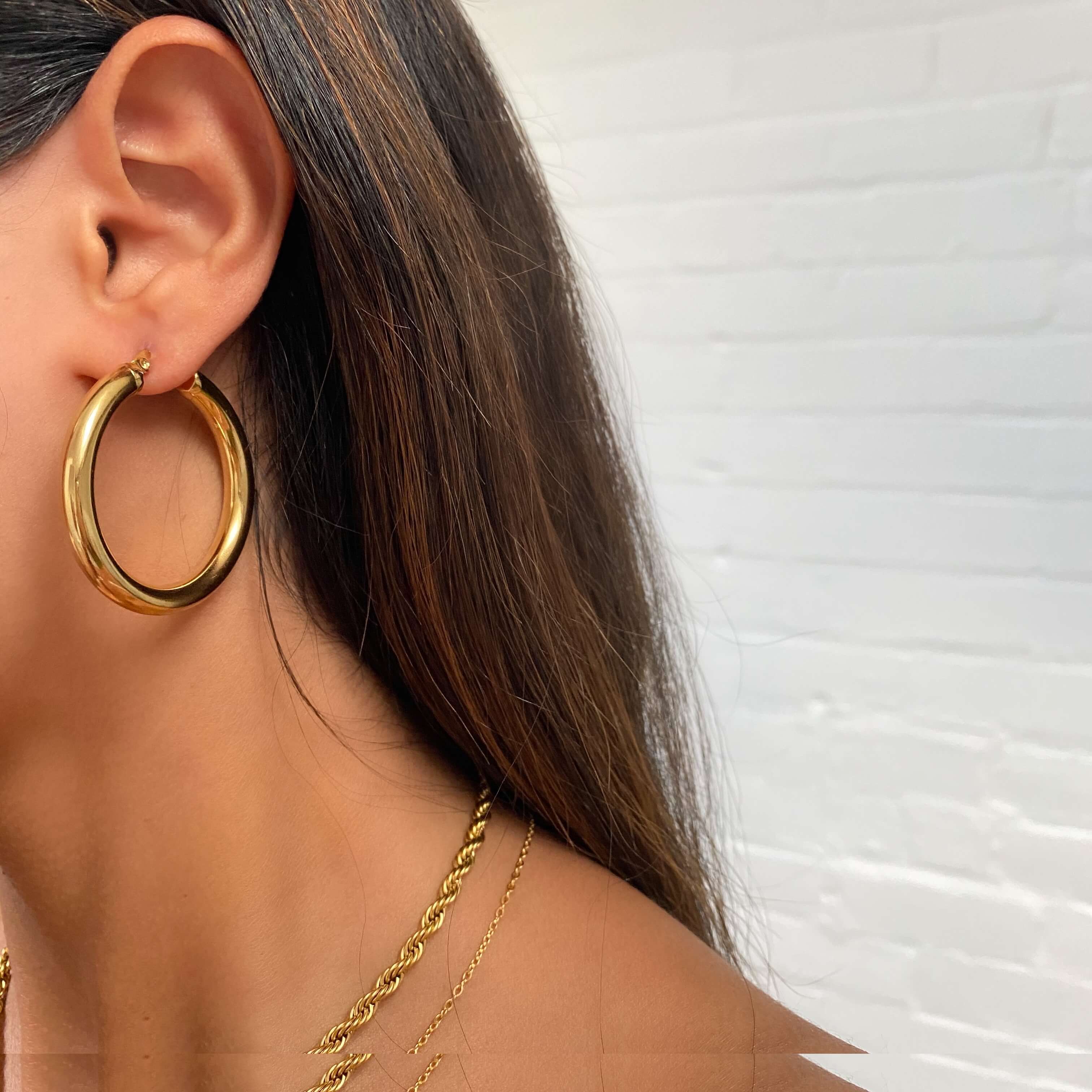 Classic Gold Filled Hoops - Image 7