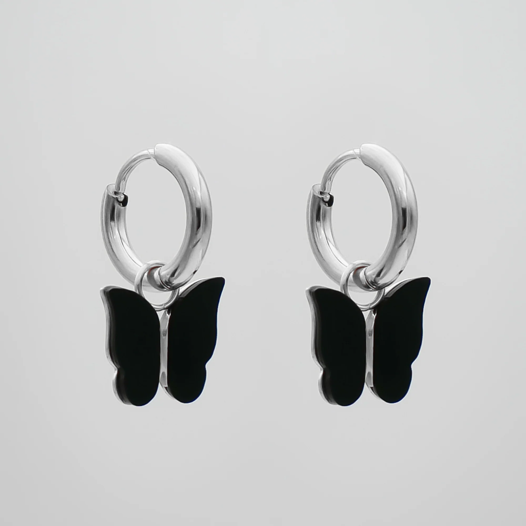 Butterfly Huggie Earrings - Image 10