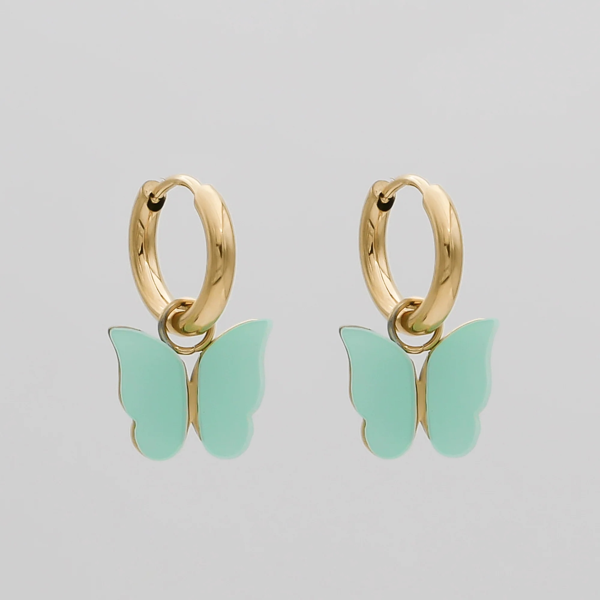 Butterfly Huggie Earrings - Image 11