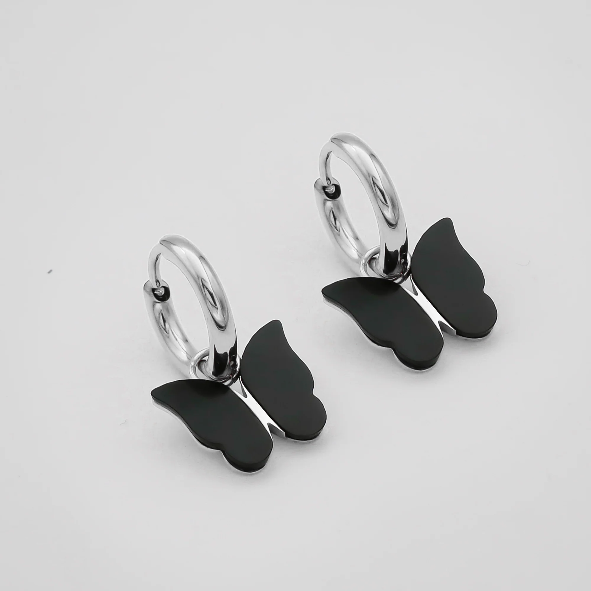 Butterfly Huggie Earrings - Image 12