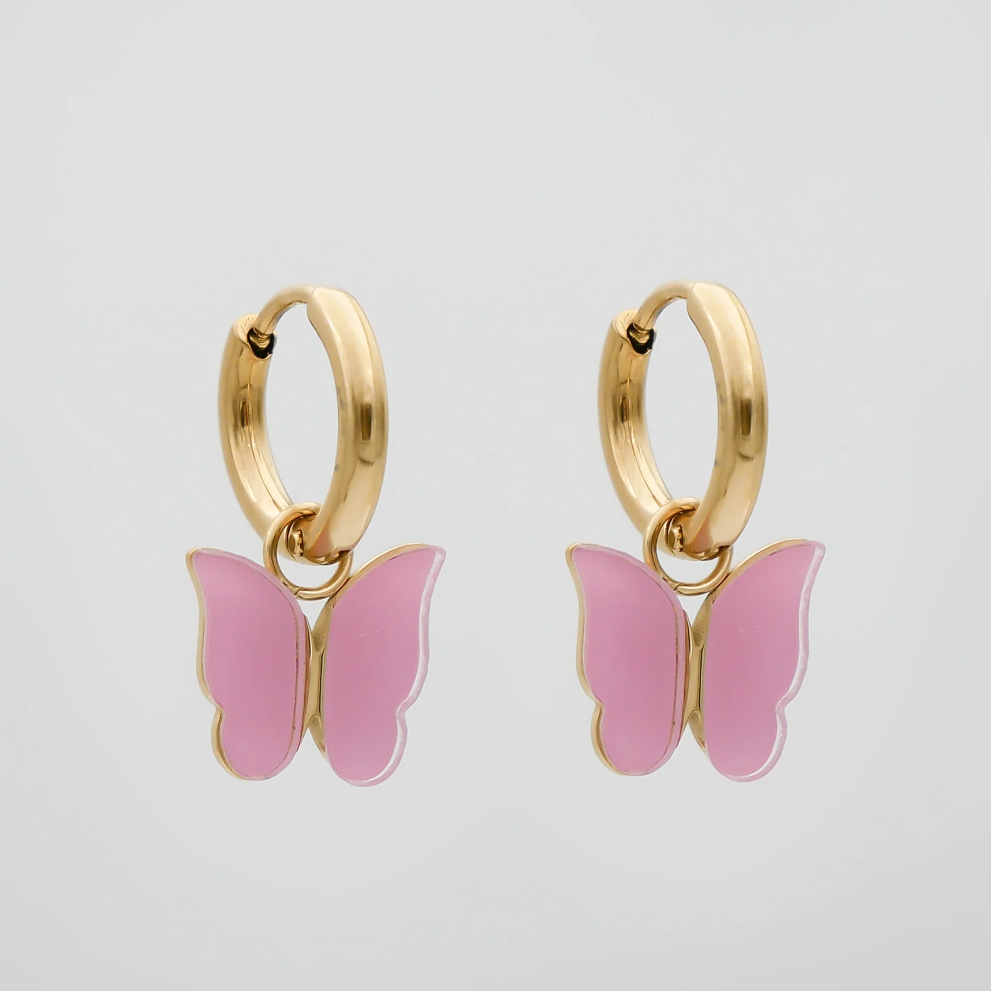 Butterfly Huggie Earrings - Image 15