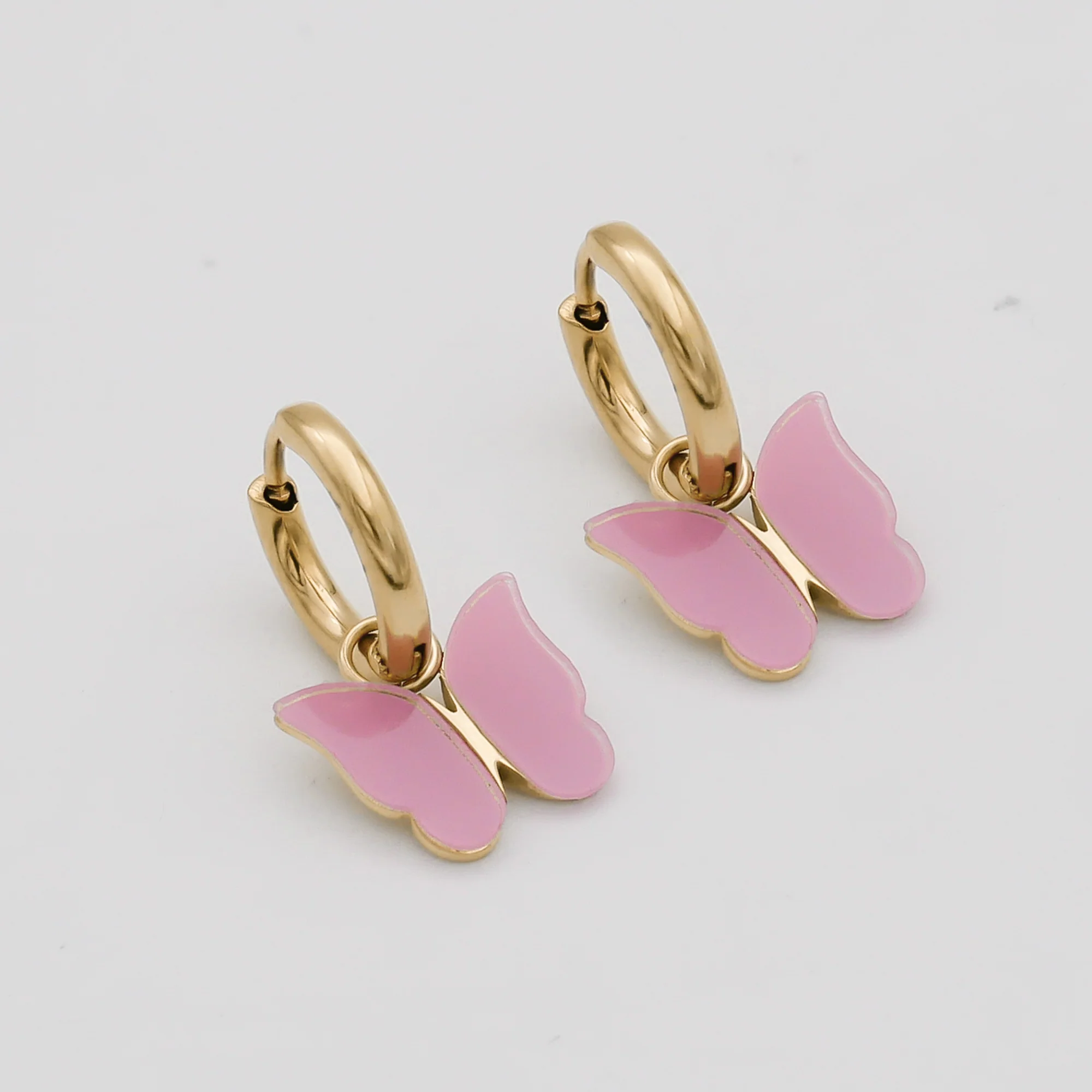 Butterfly Huggie Earrings - Image 16