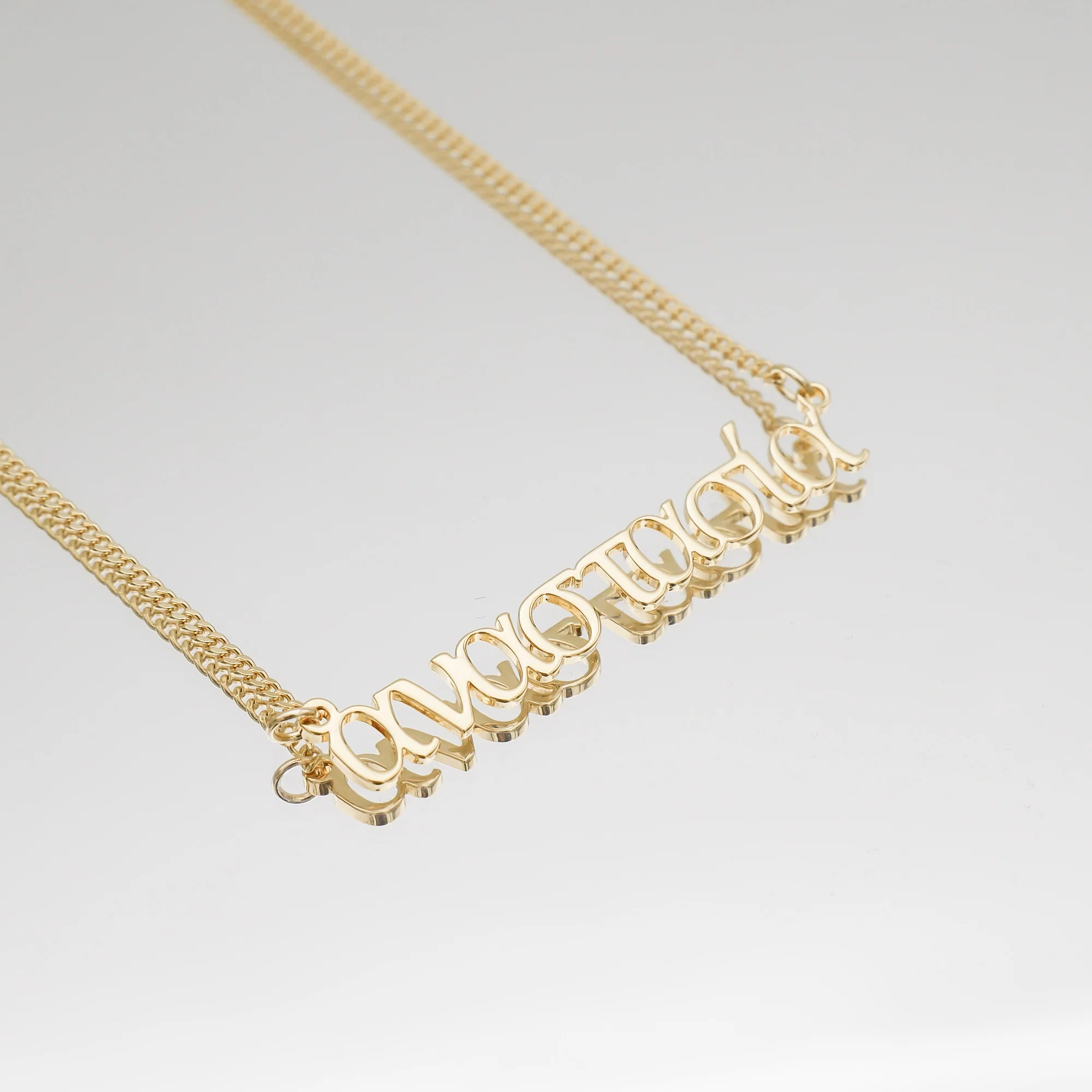 Greek Custom Name Necklace - Image 7