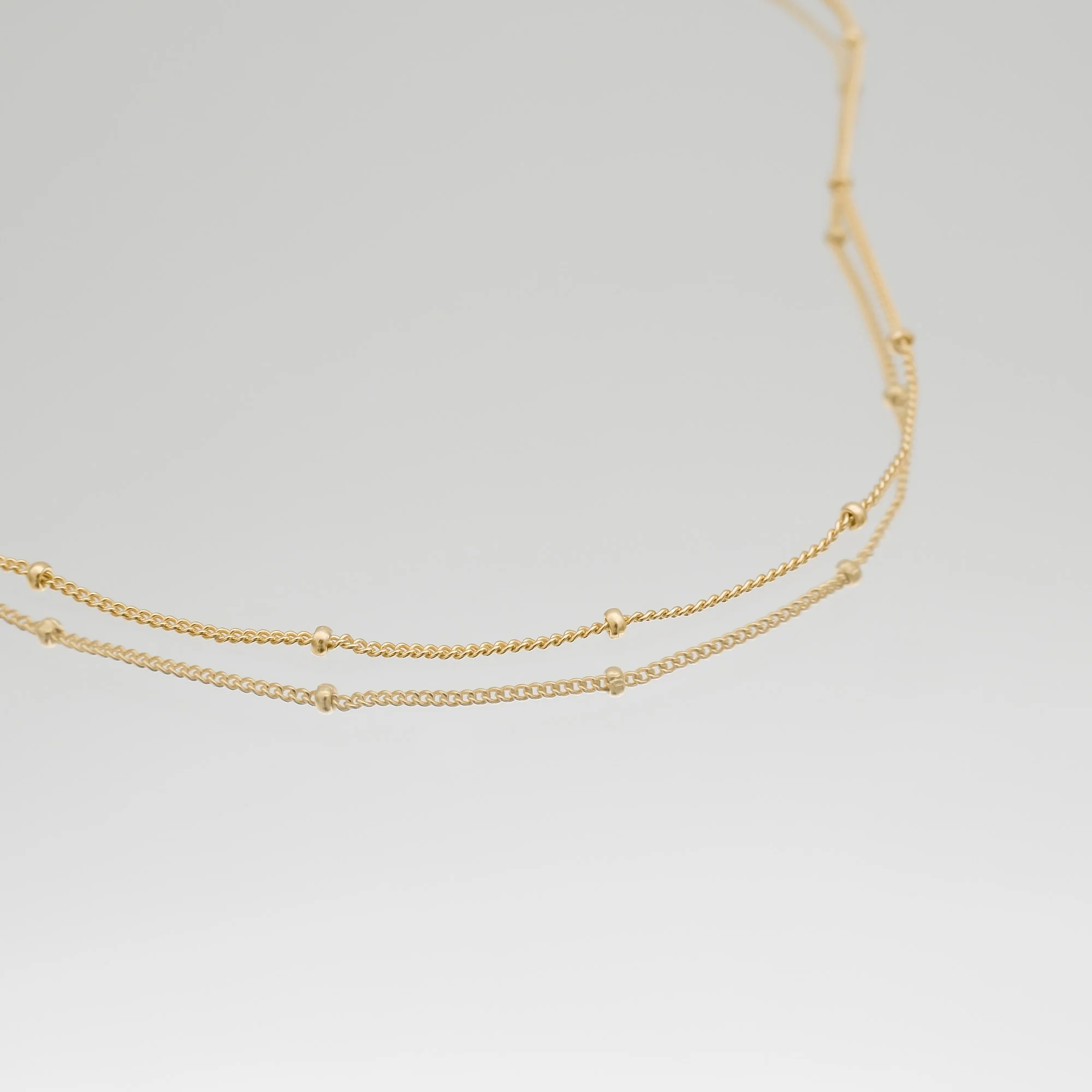 Hallie Beaded Ball Necklace - Image 2