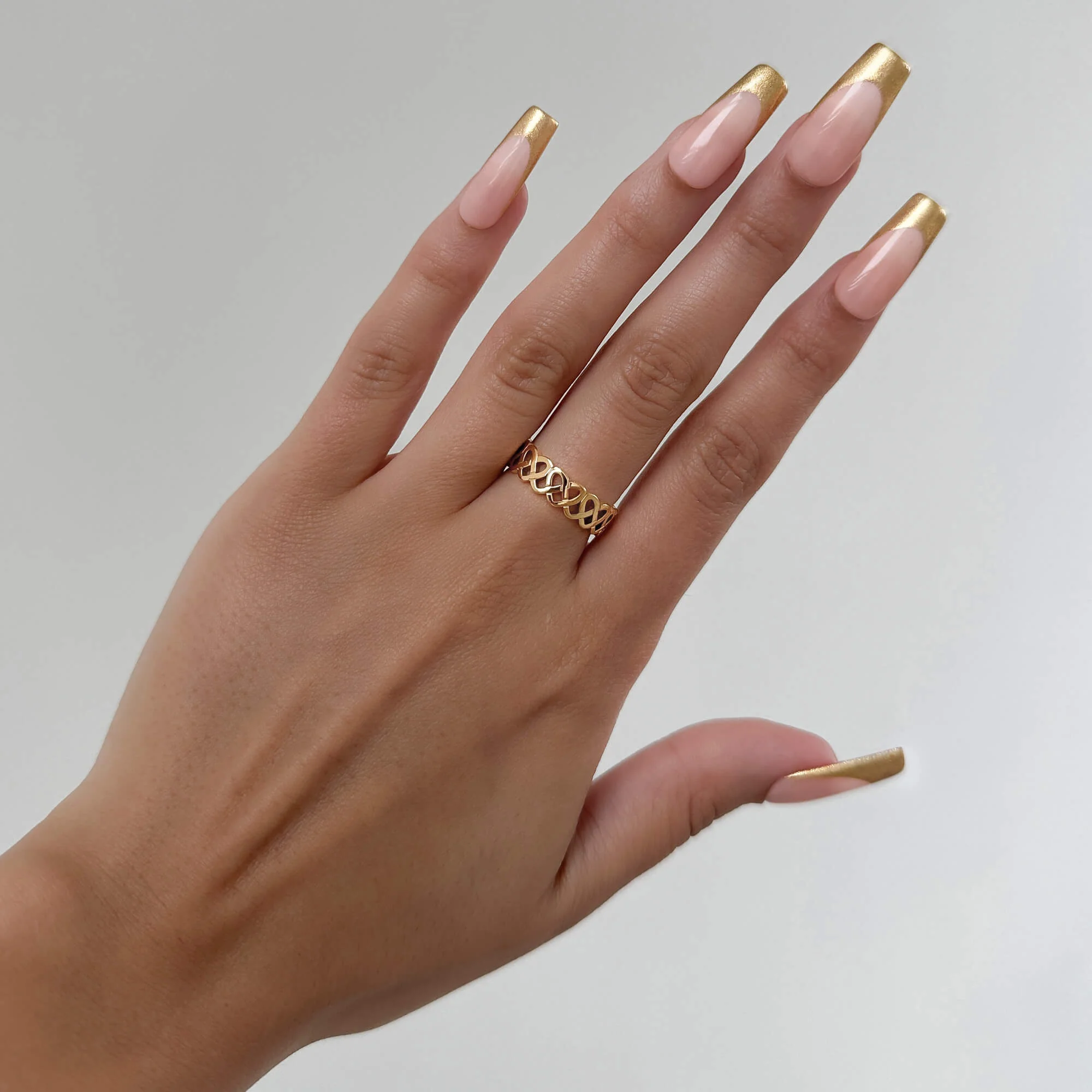 Hallie Heart Knot Ring - Image 2