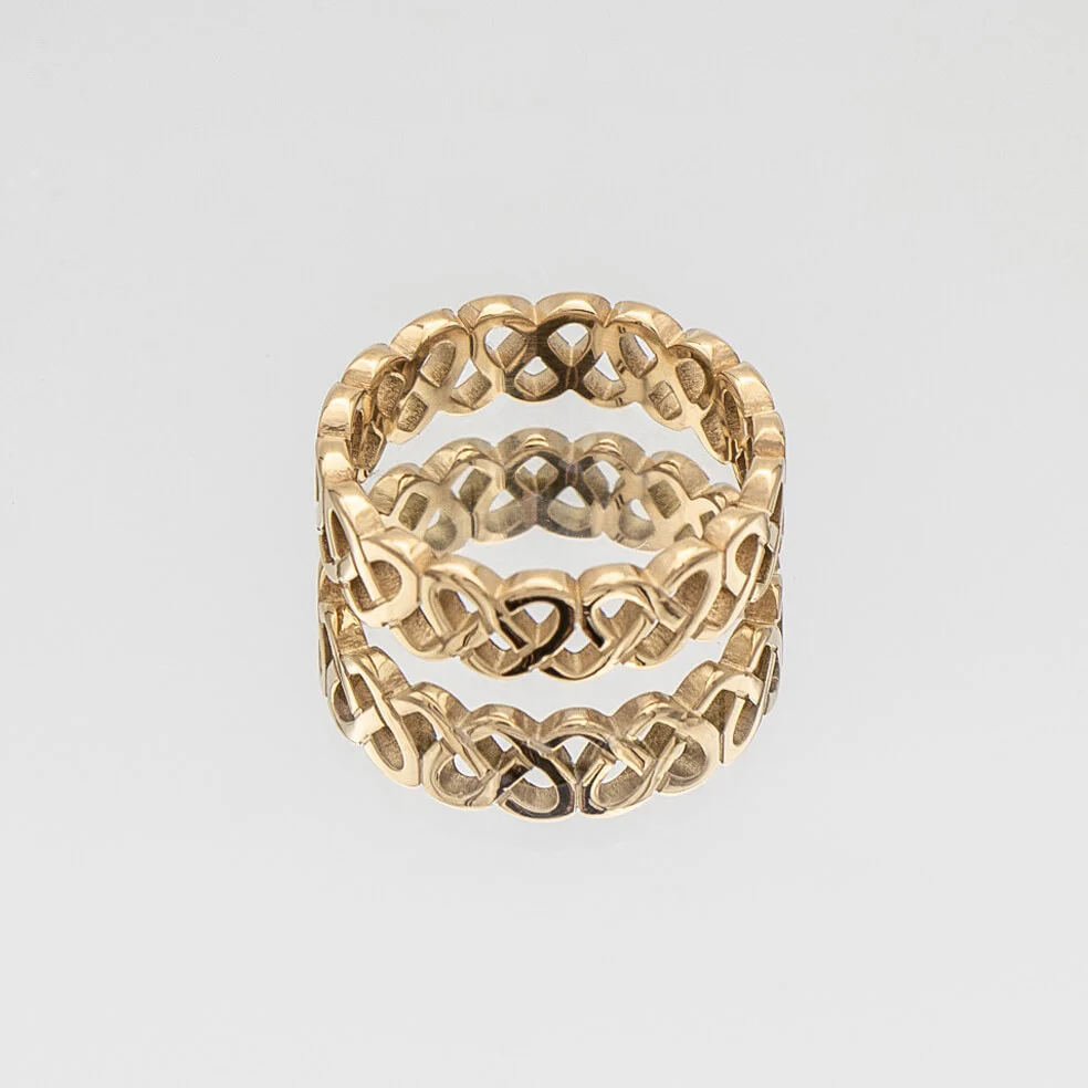 Hallie Heart Knot Ring - Image 3
