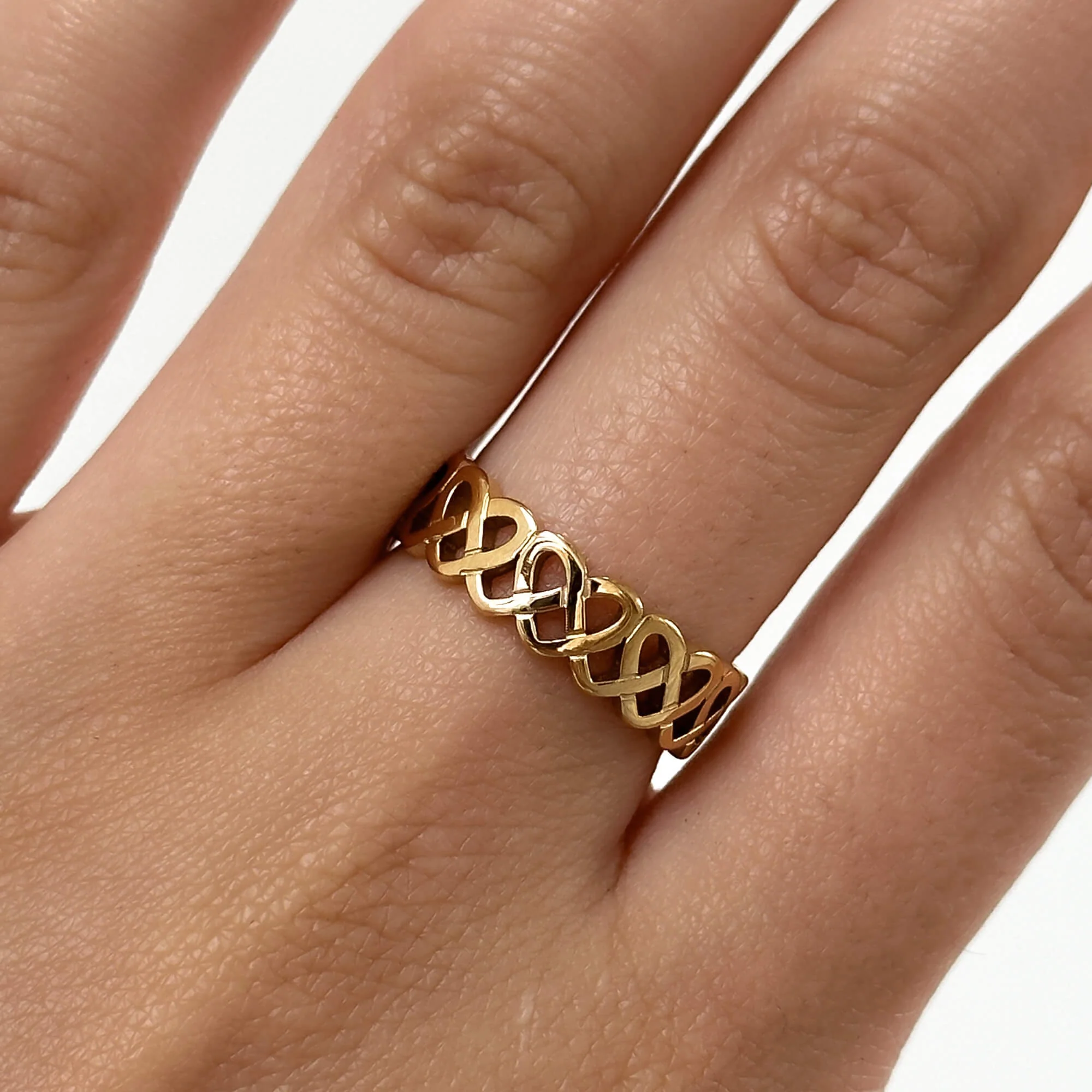 Hallie Heart Knot Ring - Image 4