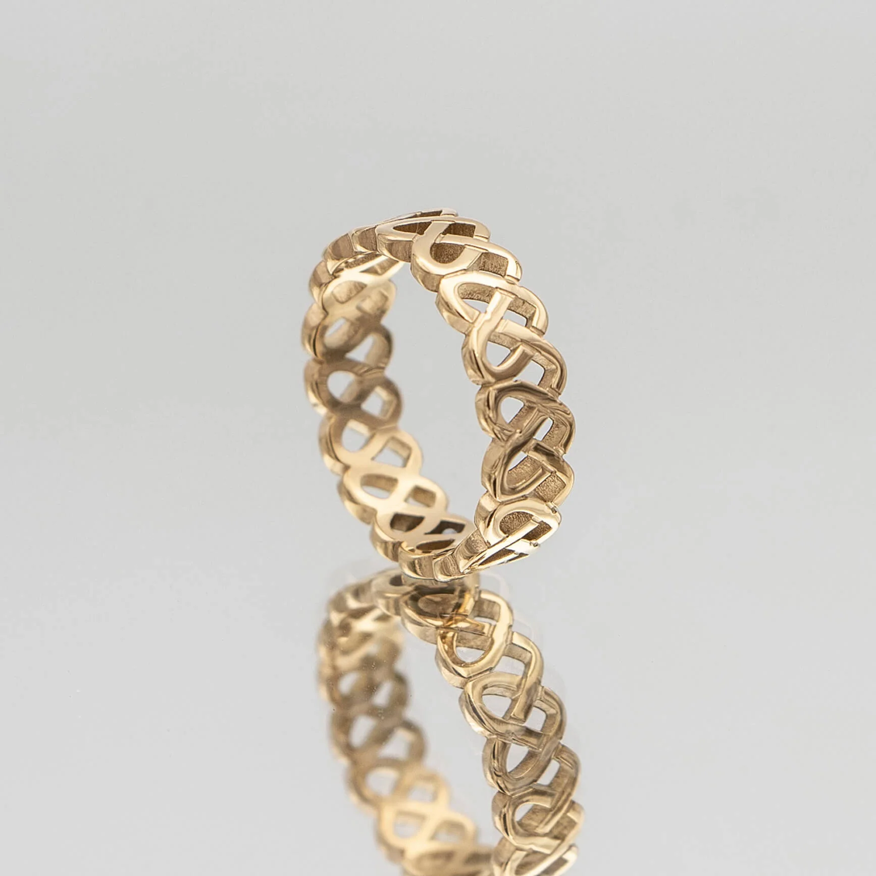 Hallie Heart Knot Ring - Image 5