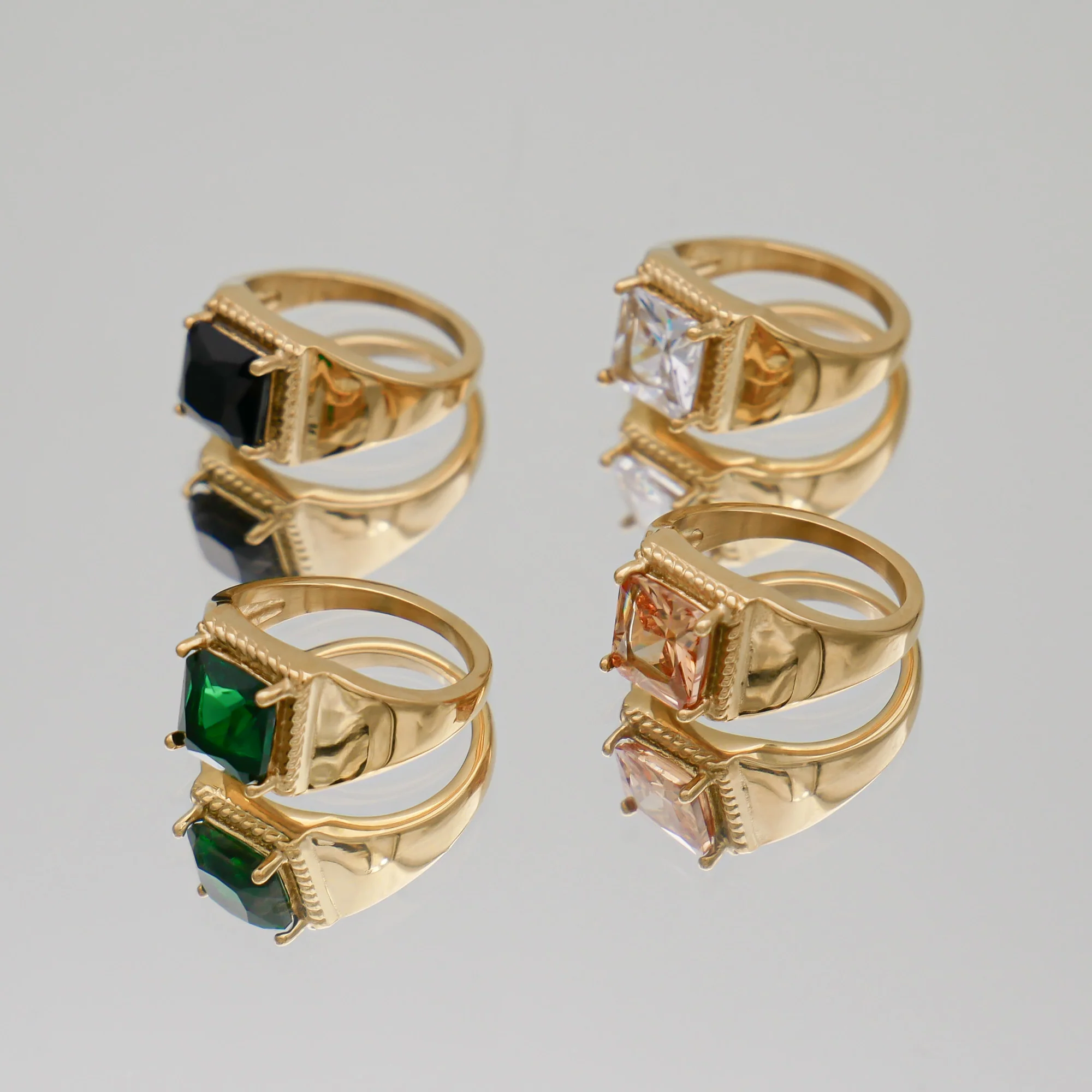 Hana Gemstone Signet Ring - Image 4
