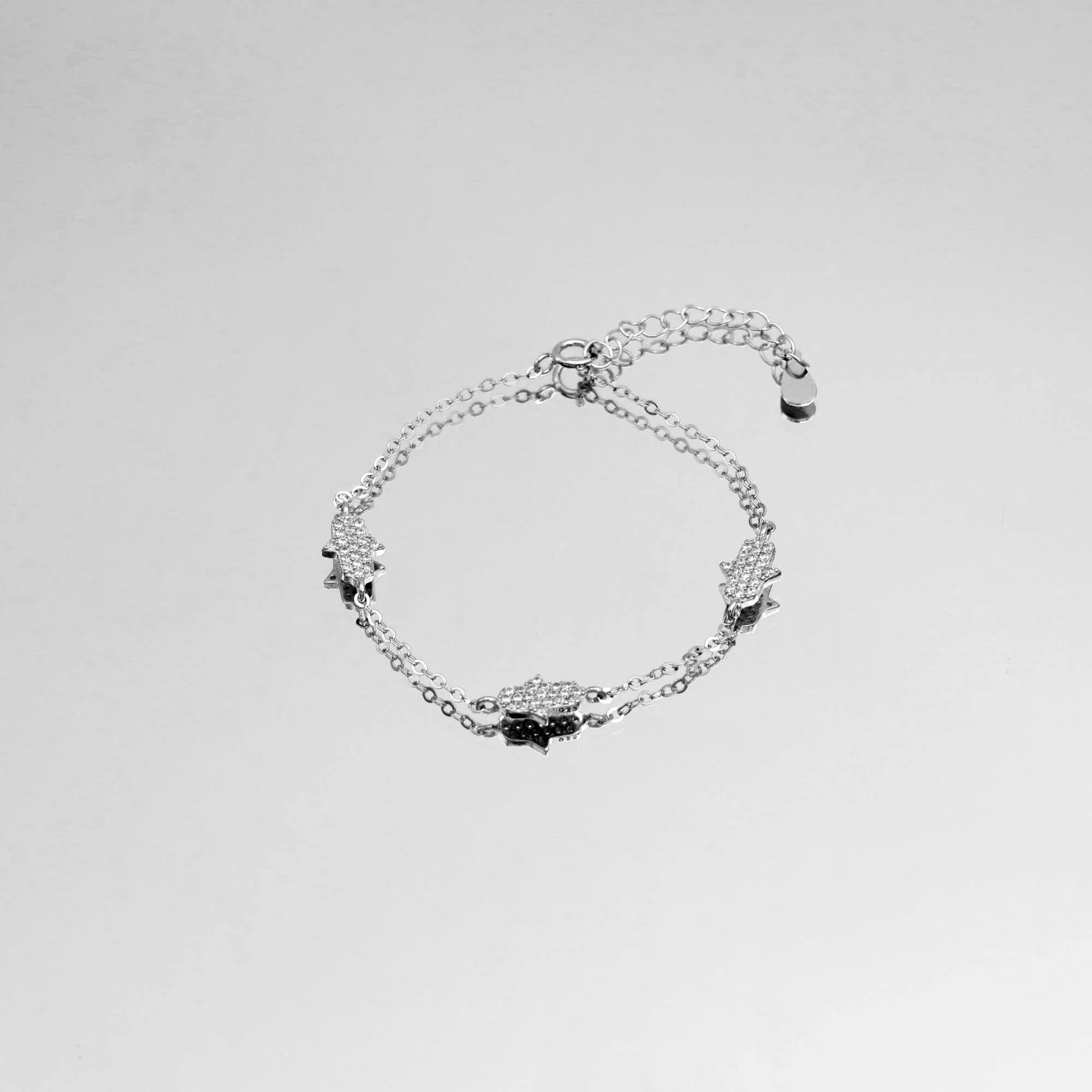 Hand of Hamsa Bracelet | Silver - Image 5
