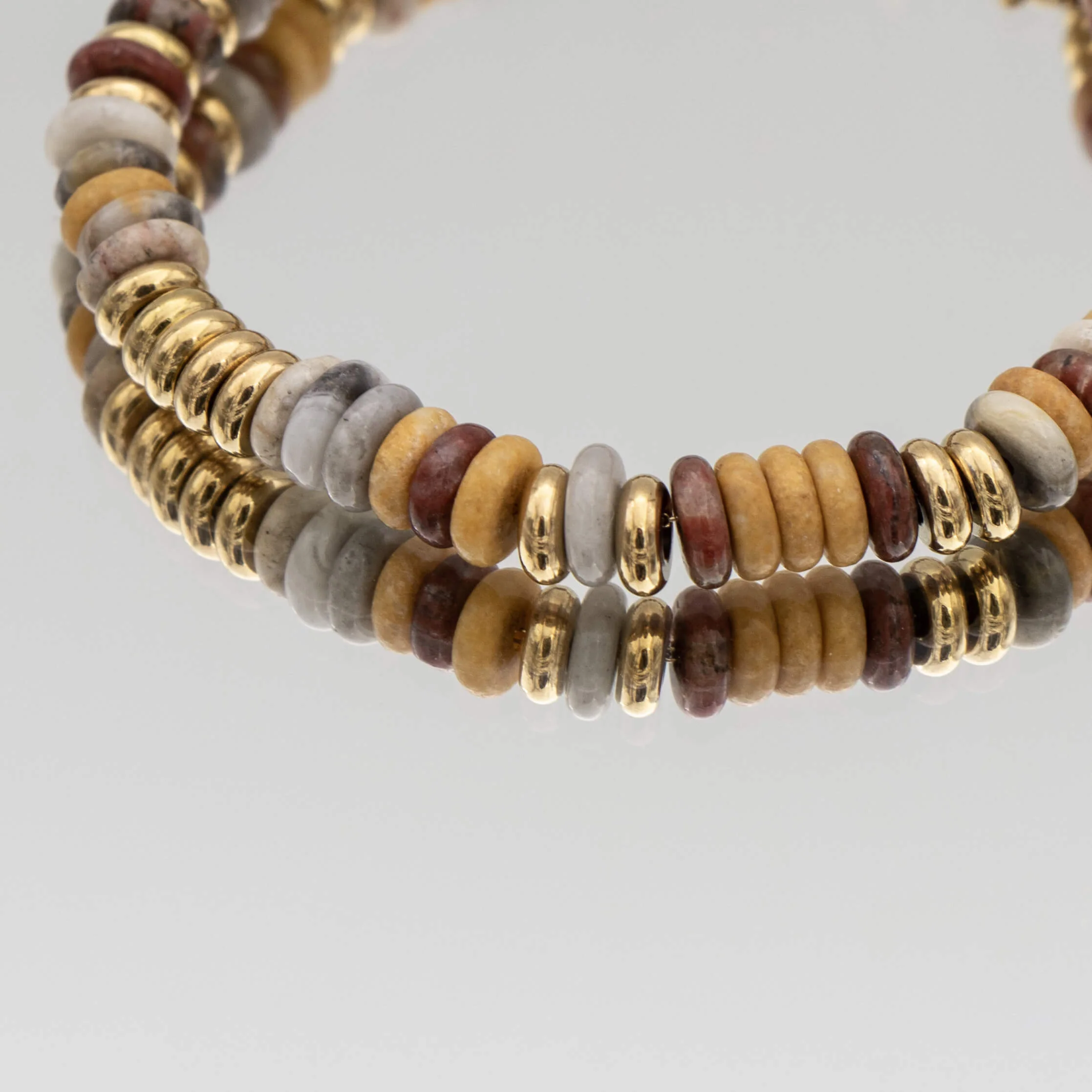 Harmony Natural Stone Beaded Bracelet - Image 3