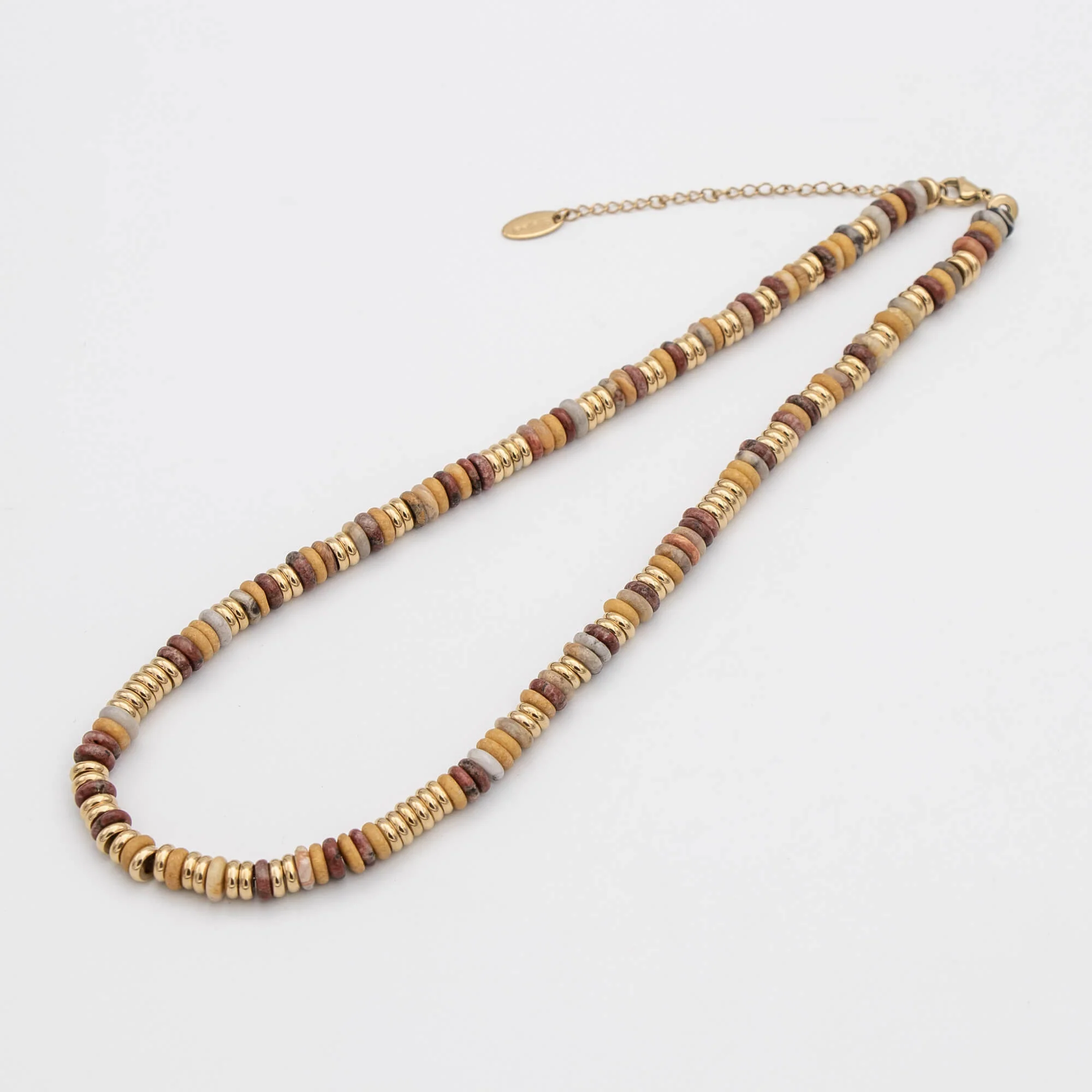 Harmony Natural Stone Beaded Necklace - Image 6