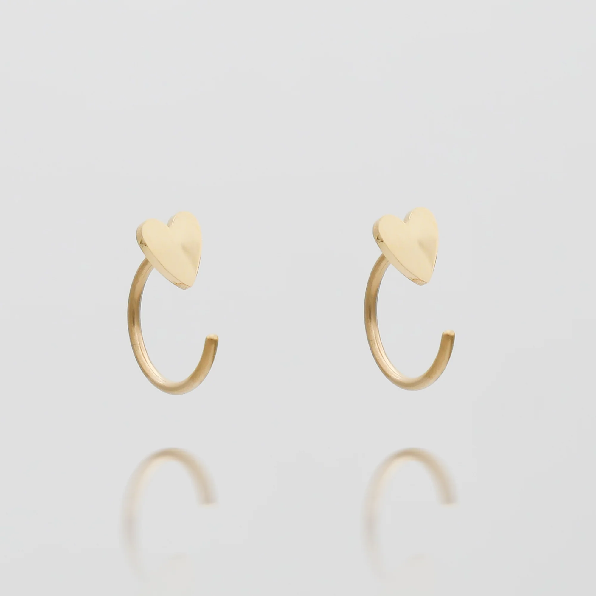 Harper Half Hoop Earrings - Image 4