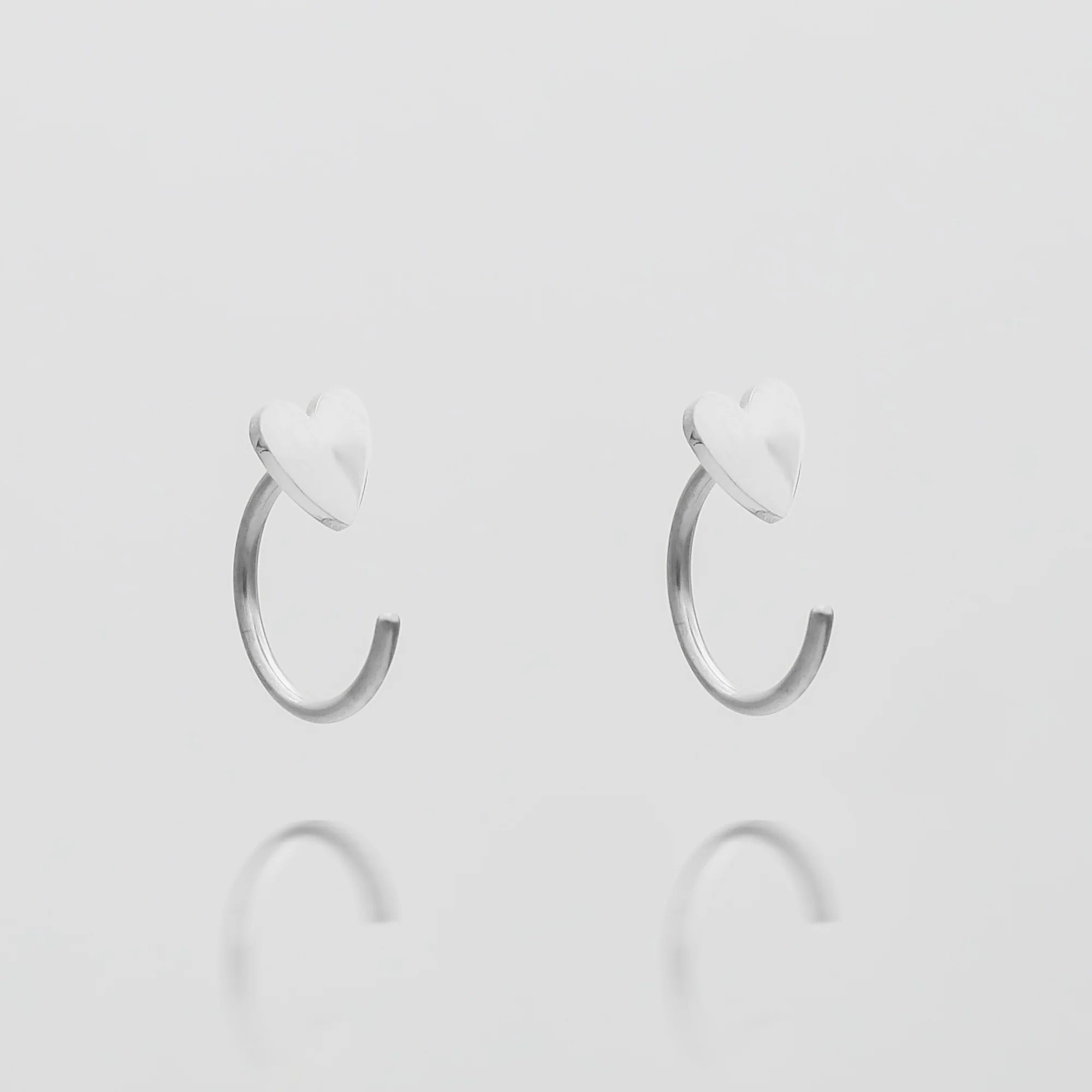Harper Half Hoop Earrings - Image 5
