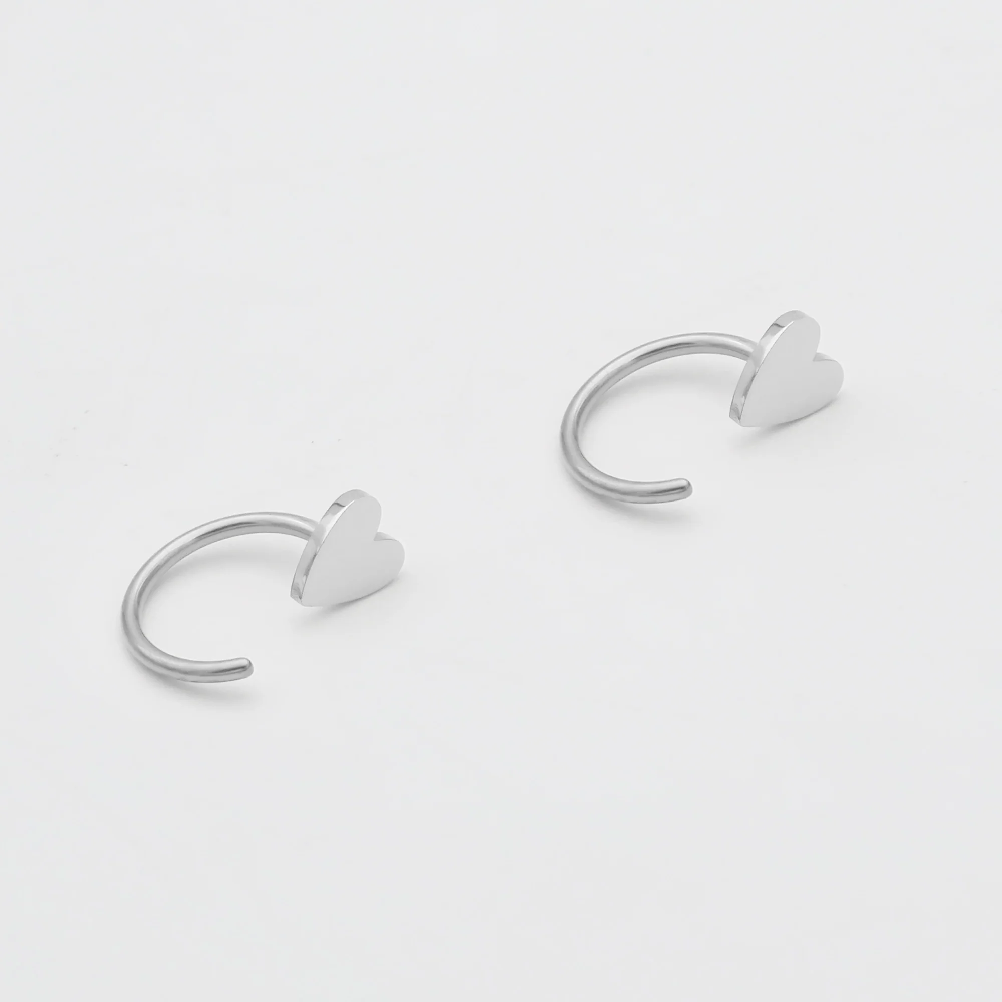 Harper Half Hoop Earrings - Image 7