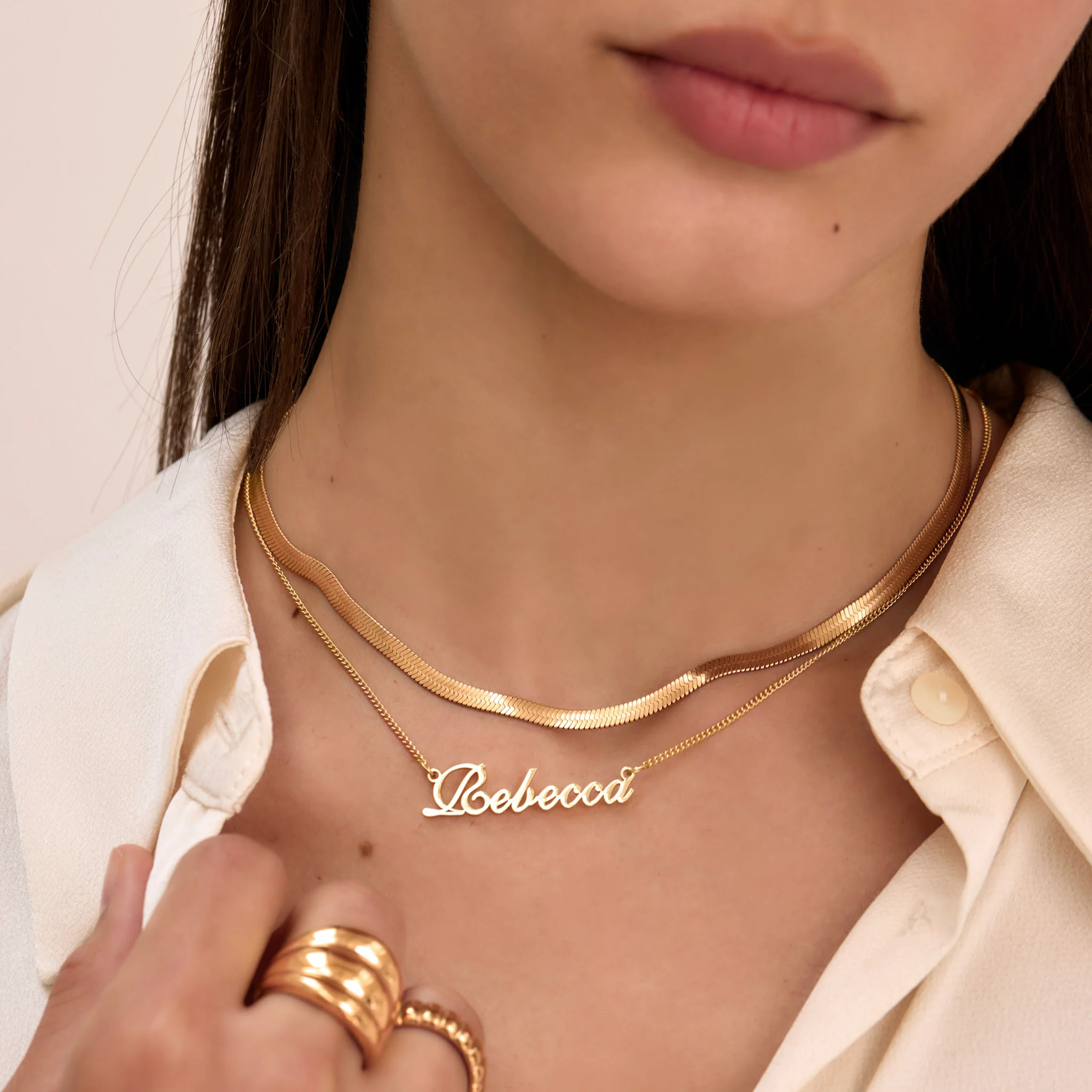 Herringbone Necklace - Image 10