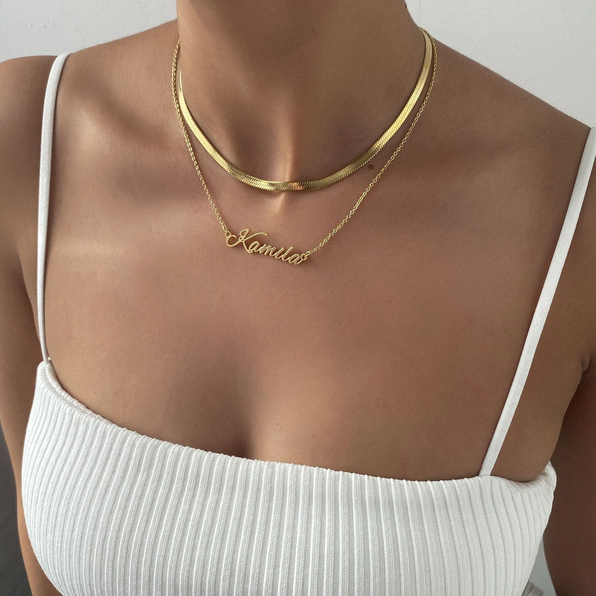 Herringbone Necklace - Image 9