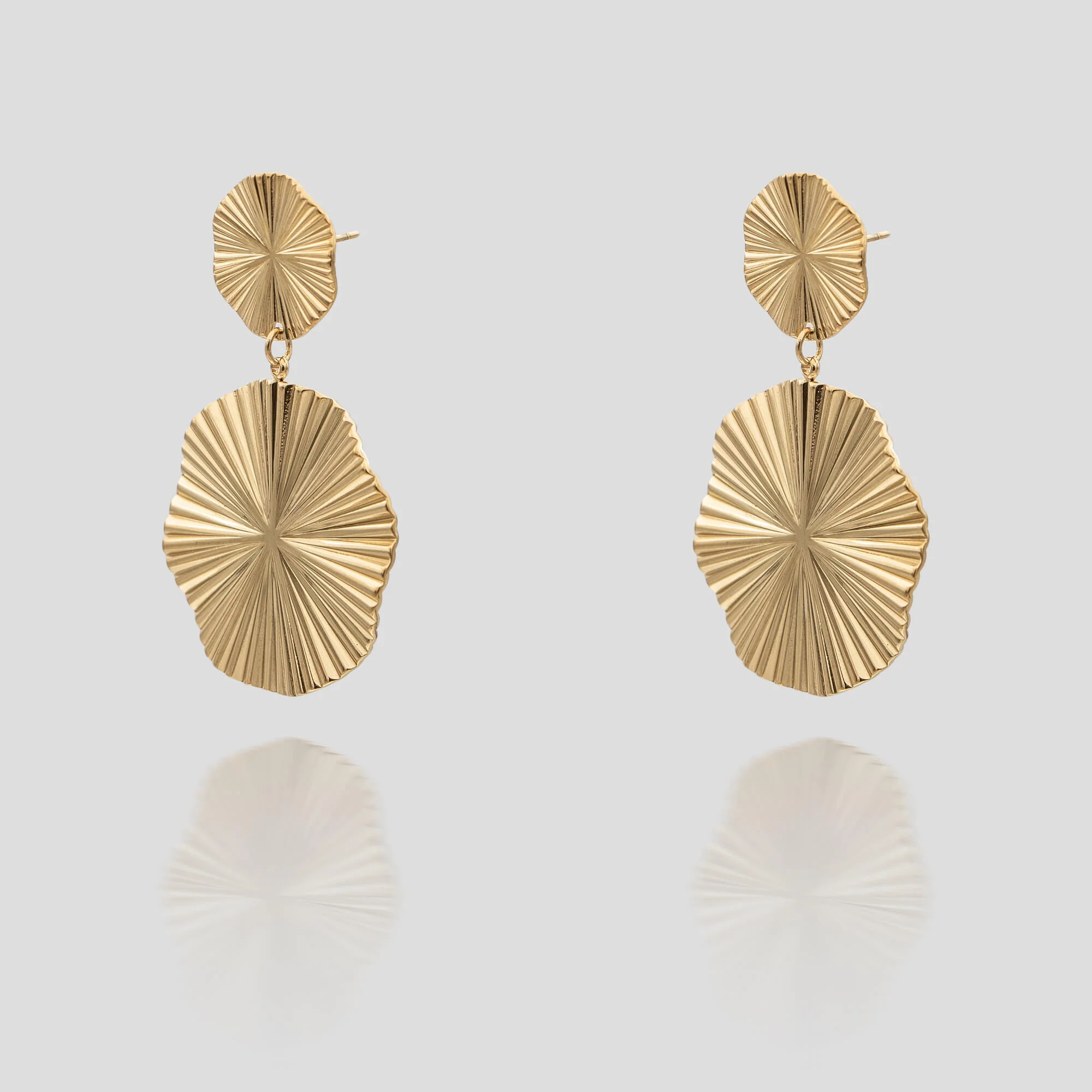 Hina Geometric Drop Earrings - Image 3