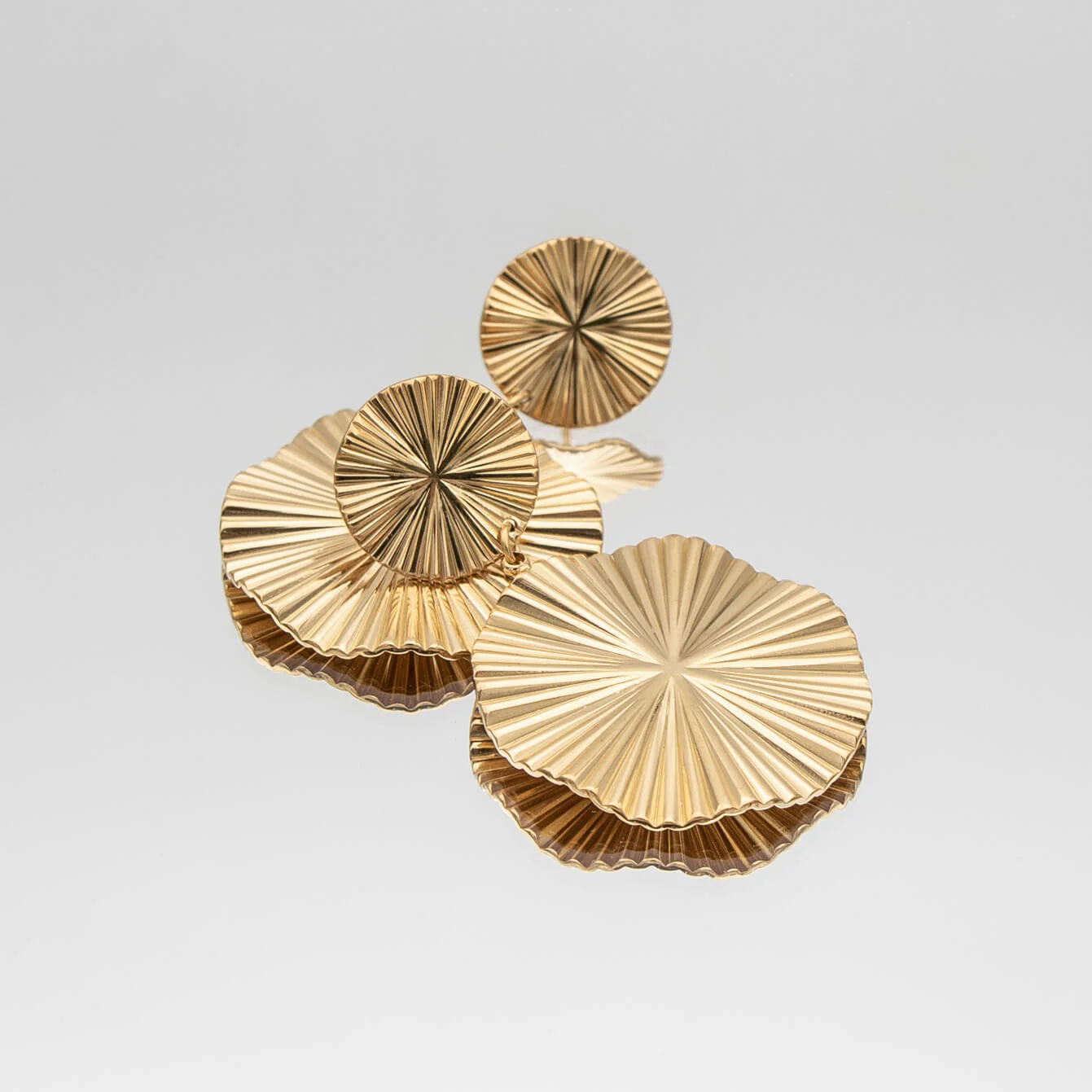 Hina Geometric Drop Earrings - Image 4