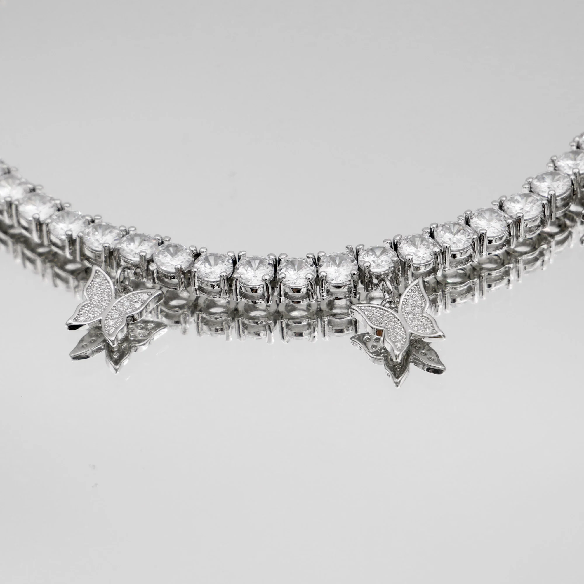 Butterfly Tennis CZ Choker | PRYA™ - Image 3