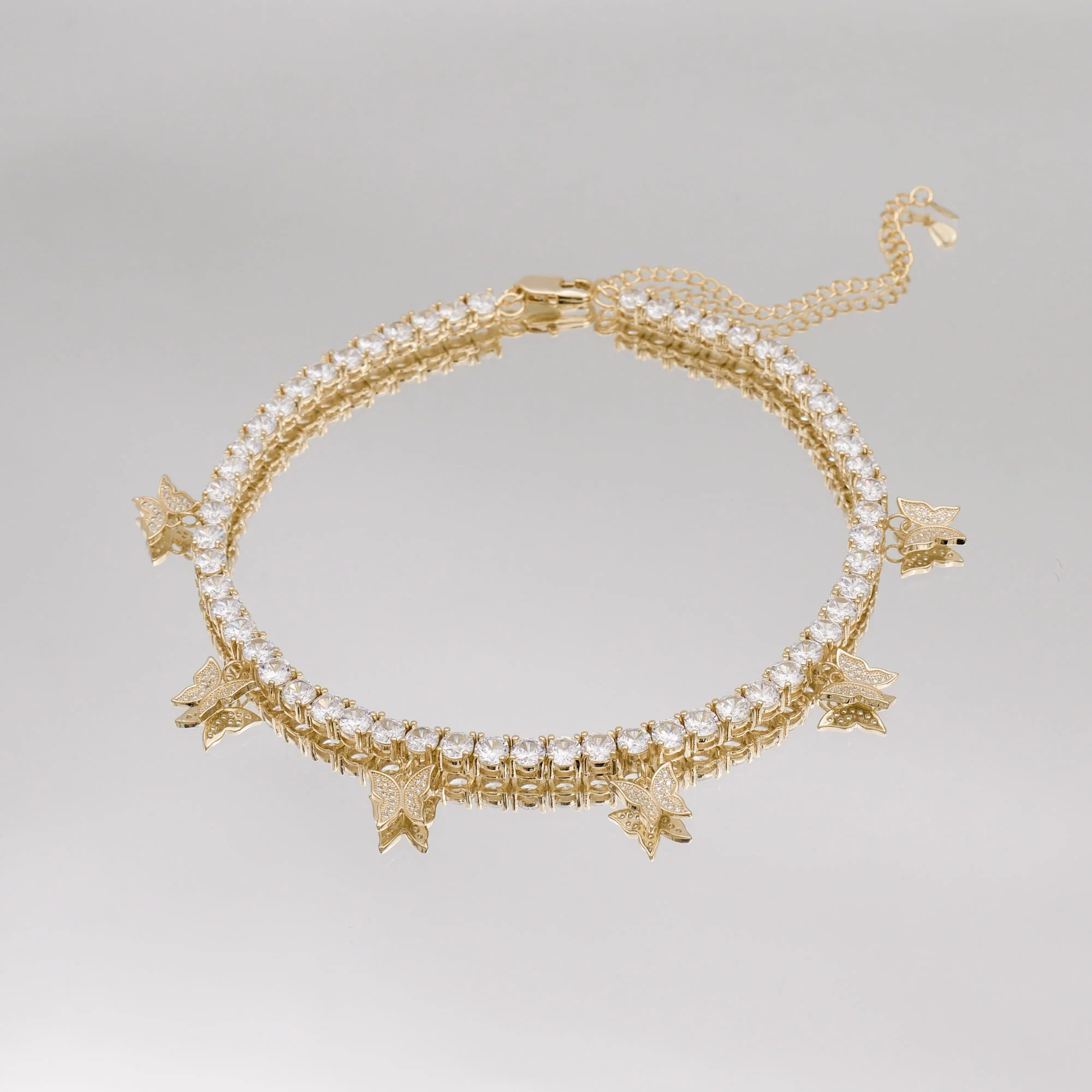 Butterfly Tennis CZ Choker | PRYA™ - Image 5